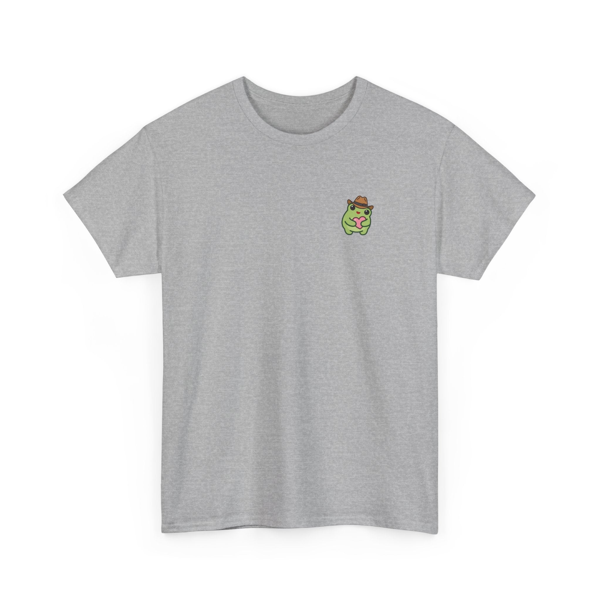 T-Shirt — Cute Smiling Frog holding heart