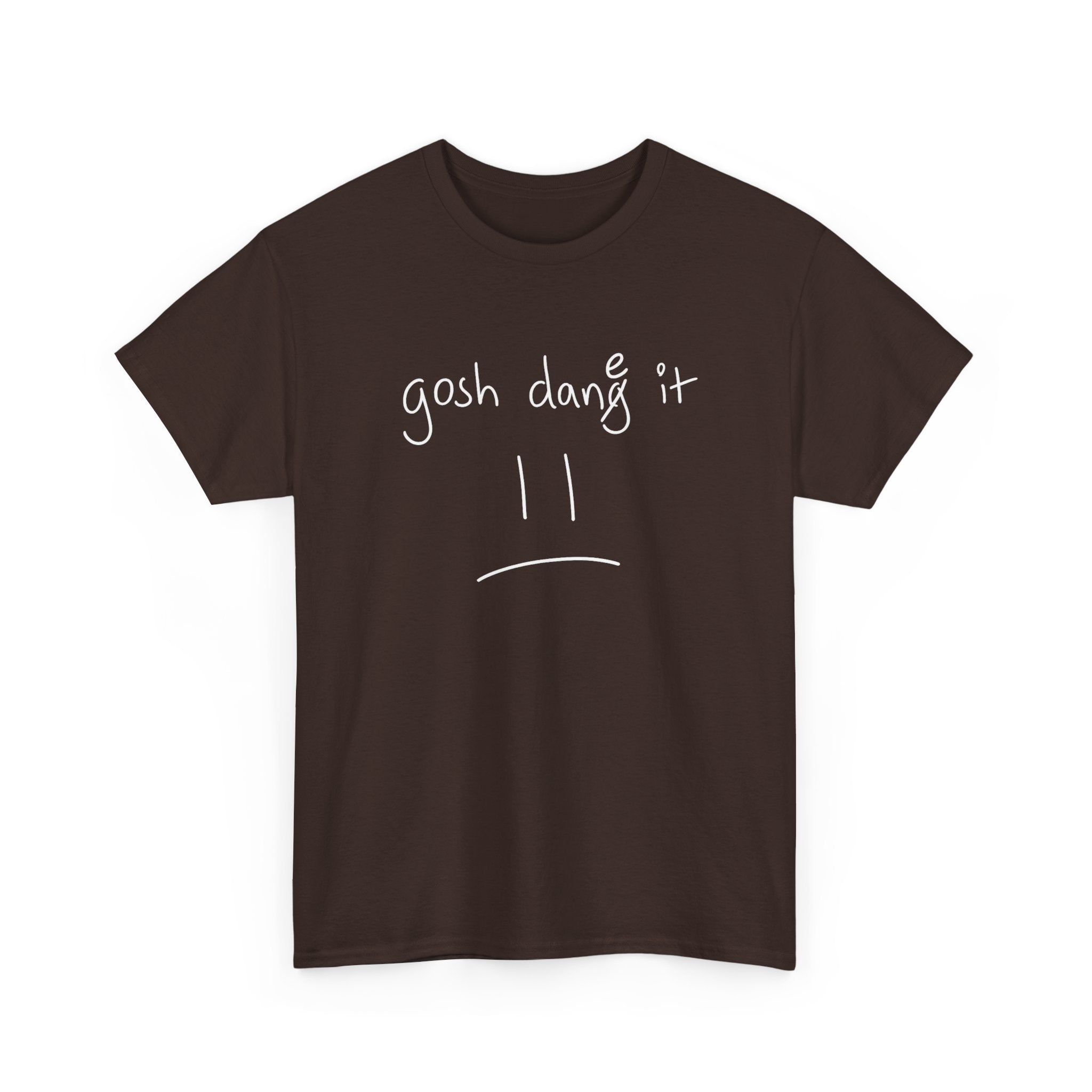 DoctorJSWAYS gosh dane it T-Shirt — Minimal Logo Black Tee with Bold Back Text