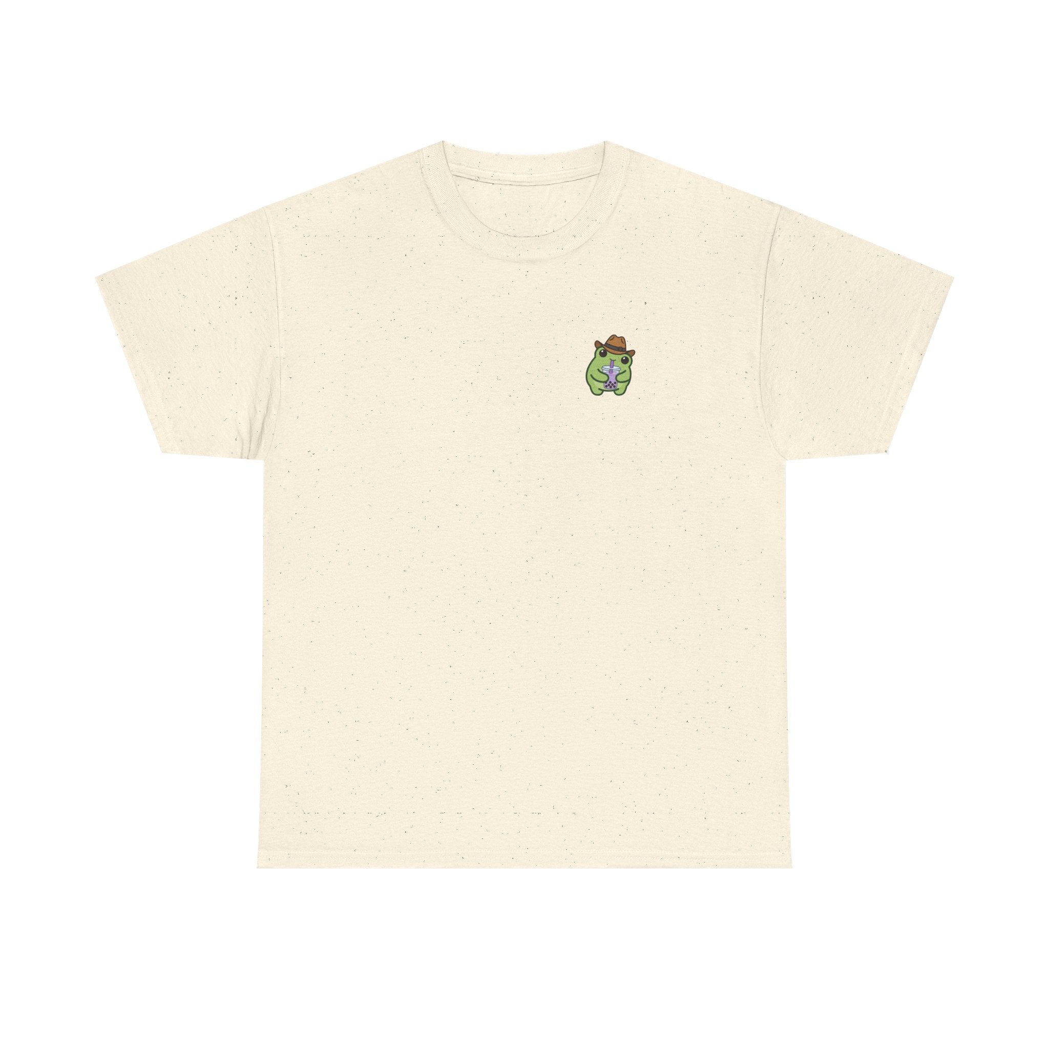 T-Shirt — Cute Boba Drinking Frog