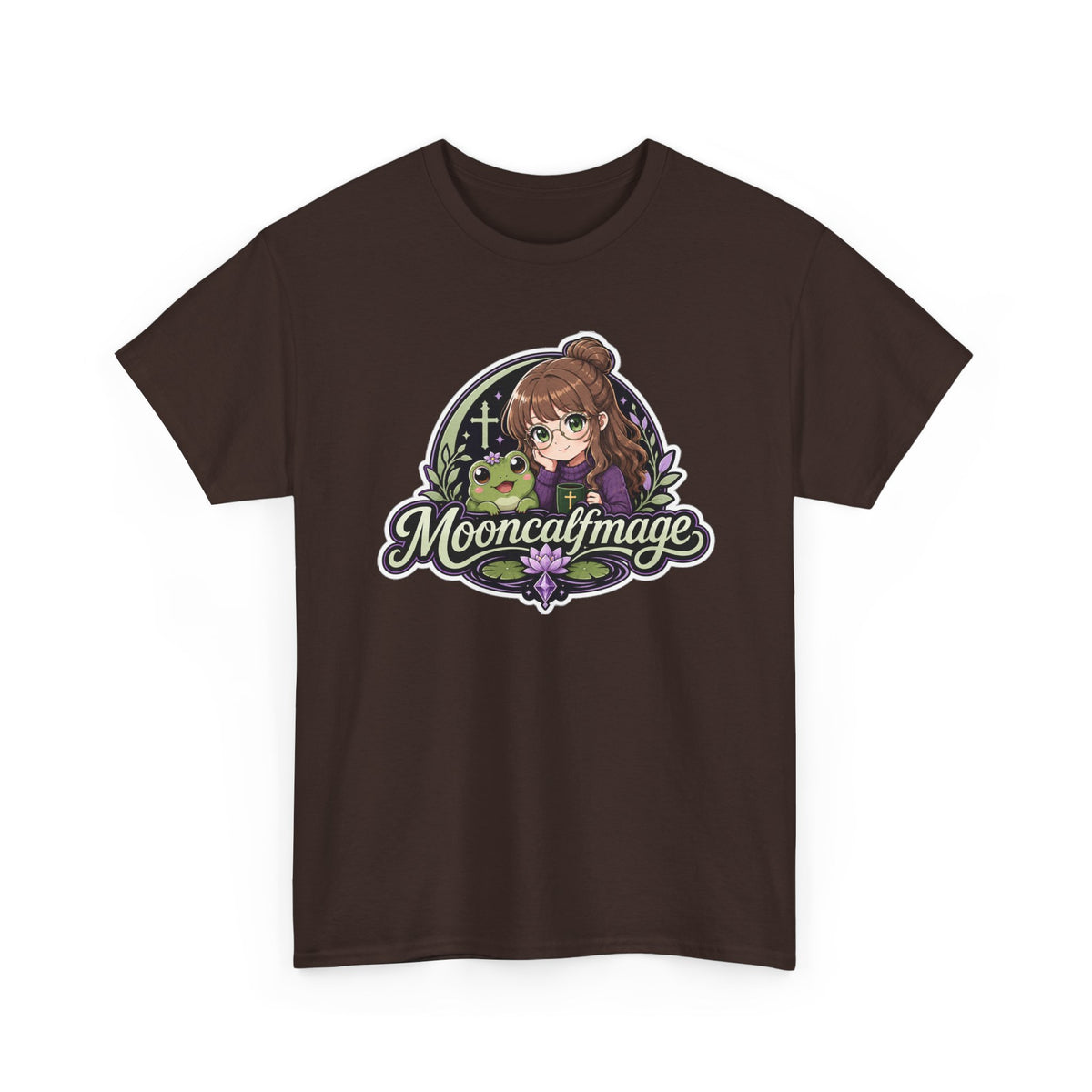 MOONCALFMAGE Logo Tee - Gamer/Streamer T-Shirt Blue GBSG (Gather)