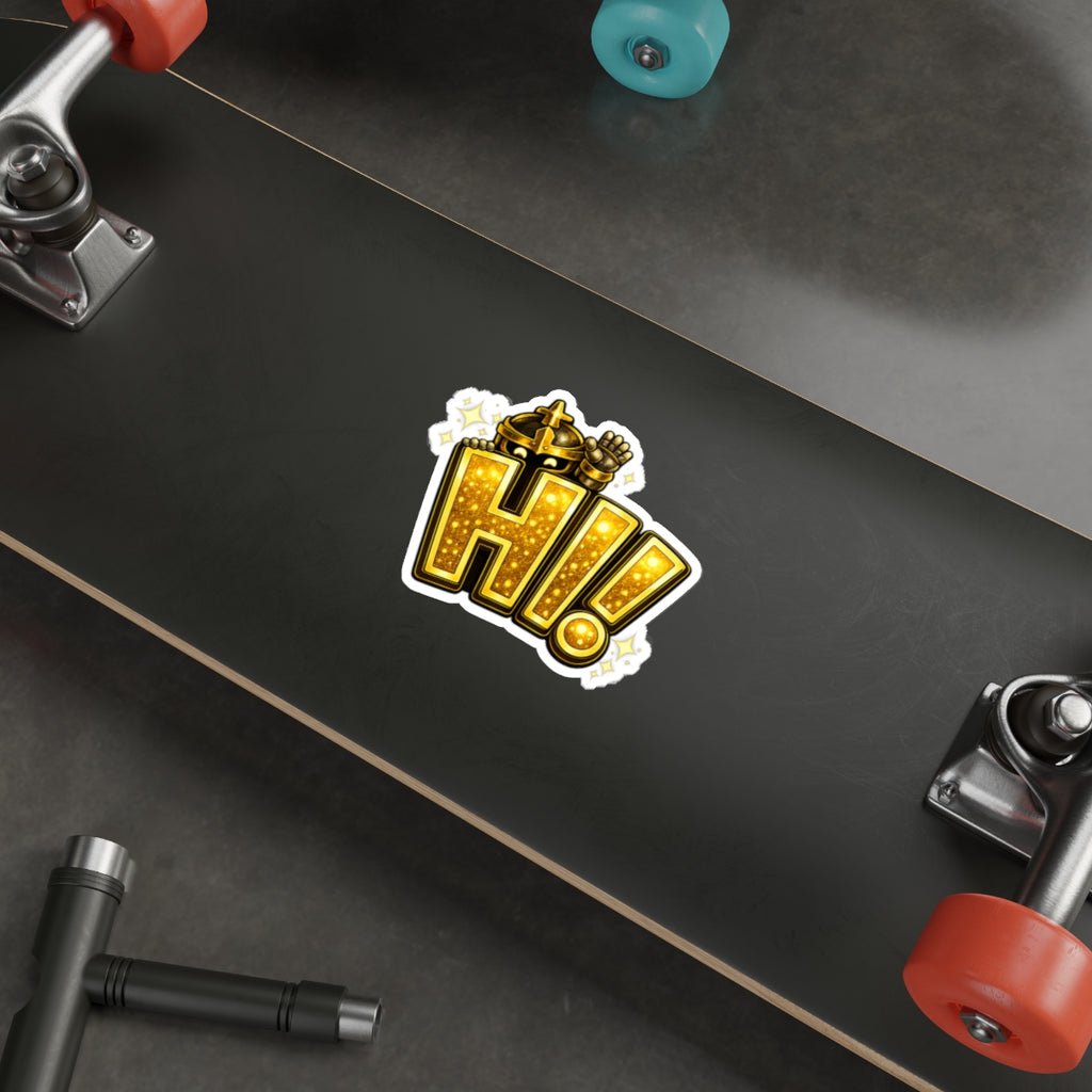FaithForge Knight HI Die-Cut Sticker — Water-resistant vinyl