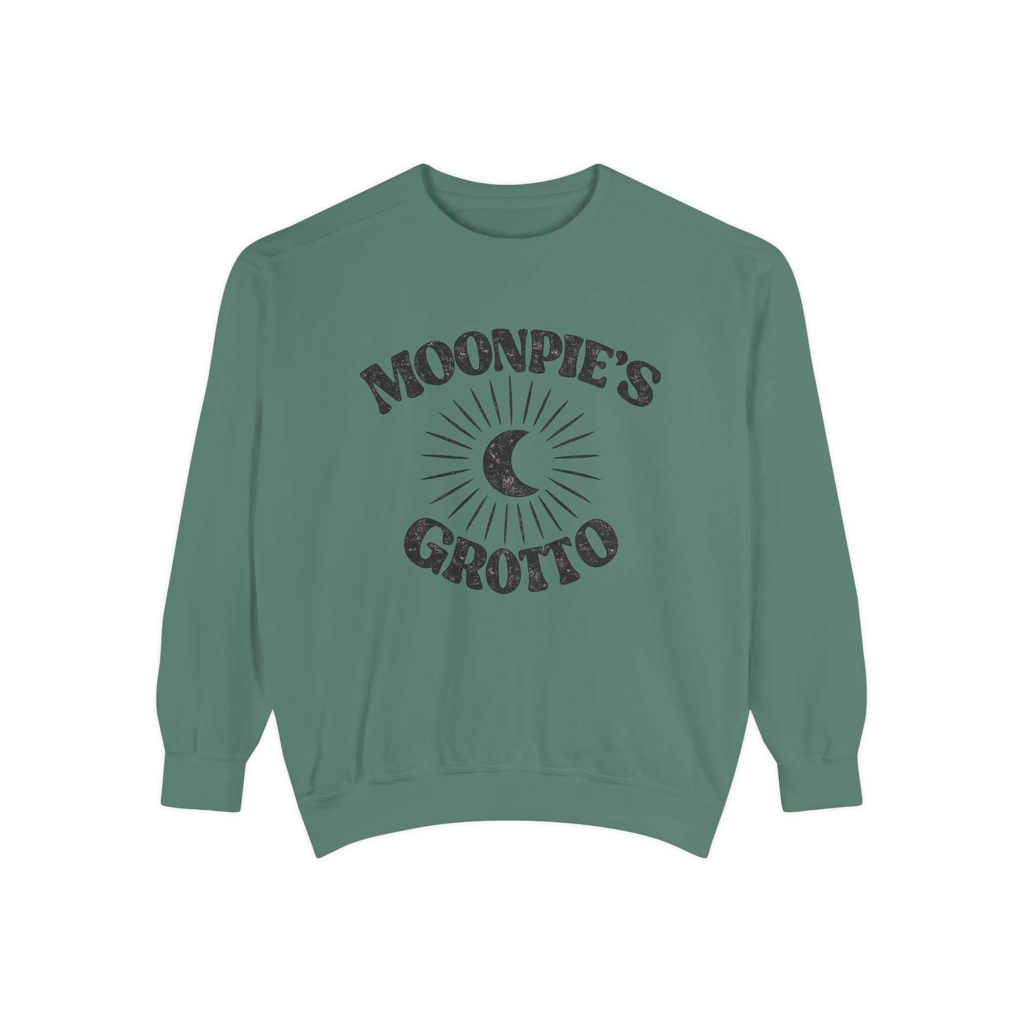 Moonpie's Grotto Sweatshirt — Vintage Celestial Moon Crewneck
