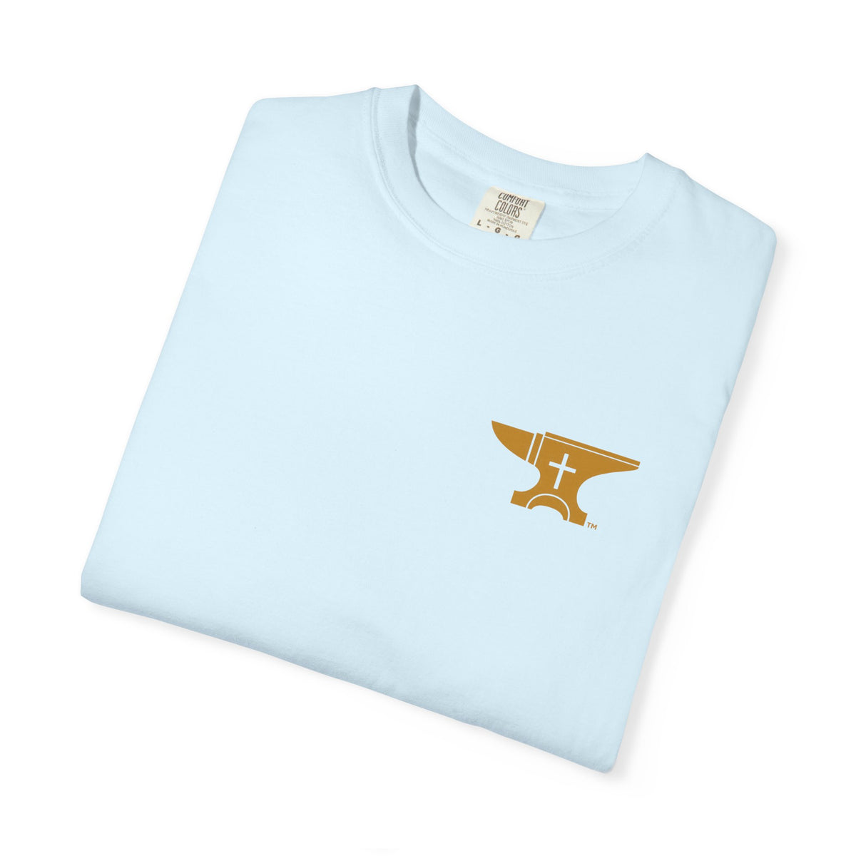 FaithForge Gaming T-Shirt — Logo Tee with Anvil & Cross (Christian Gamer Apparel)