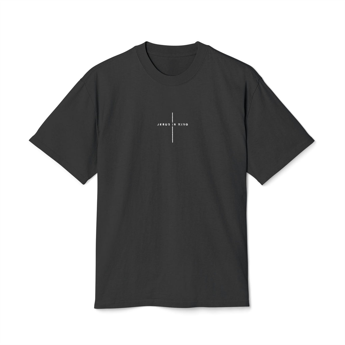 Faded Tee- Jesus is king