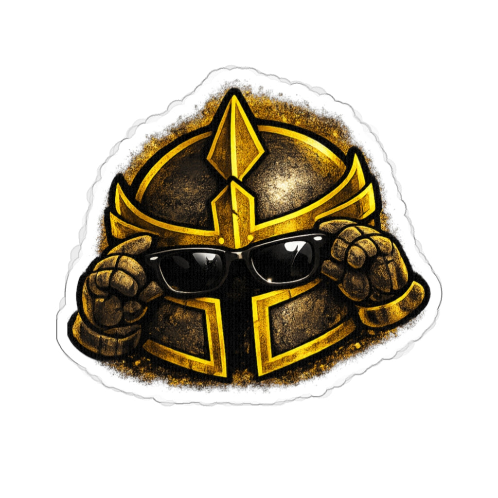 FaithForge Knight Cool Die-Cut Sticker — Water-resistant vinyl