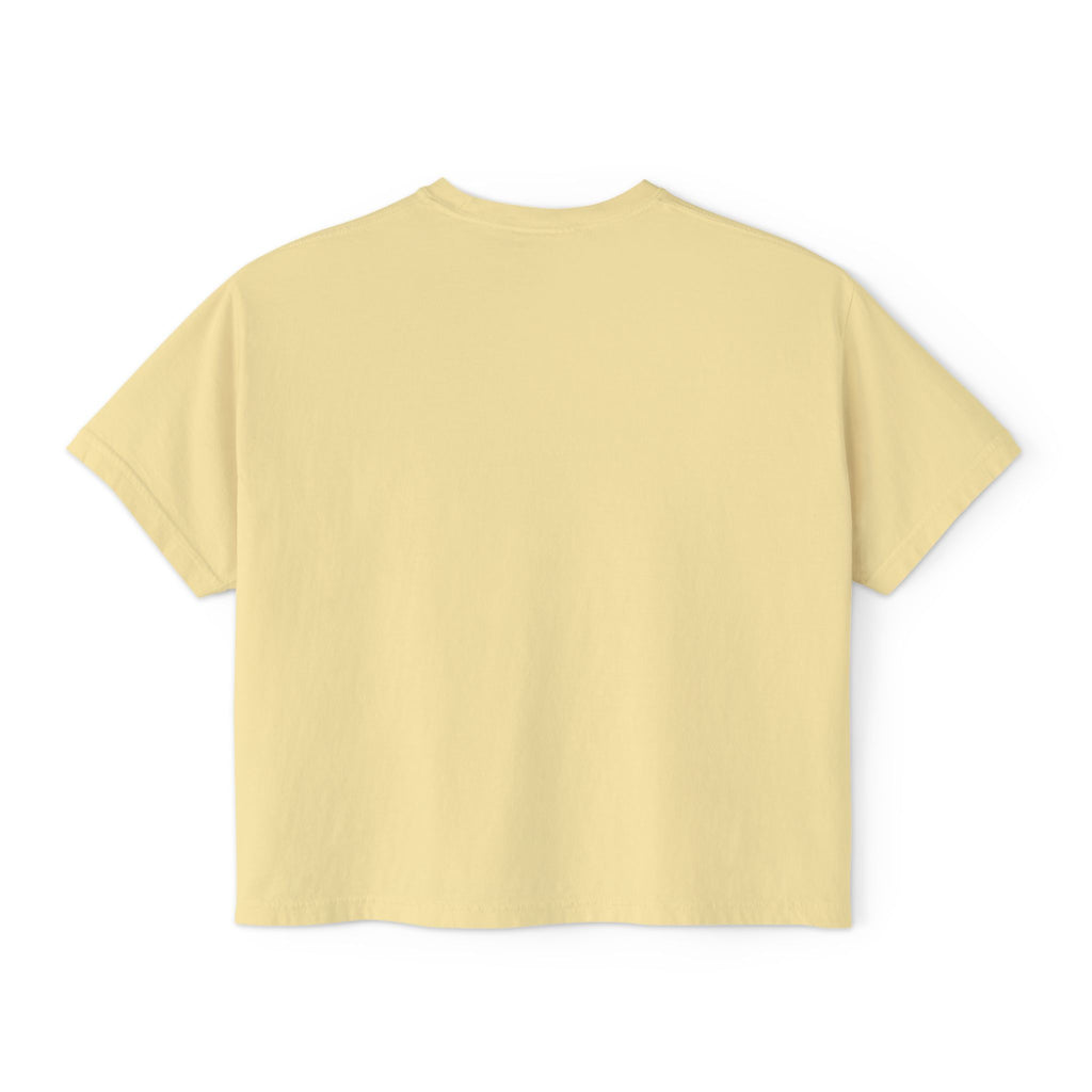 Women's Boxy Tee – Floral “Praise” Graphic Shirt
