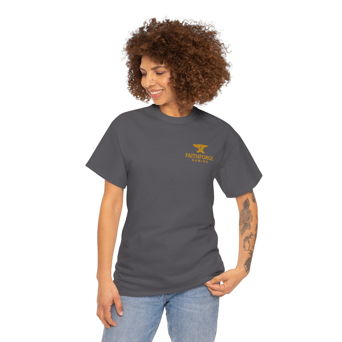 Custom FaithForgeGaming Tee (Personalization Enabled) - FaithForge Stream Team