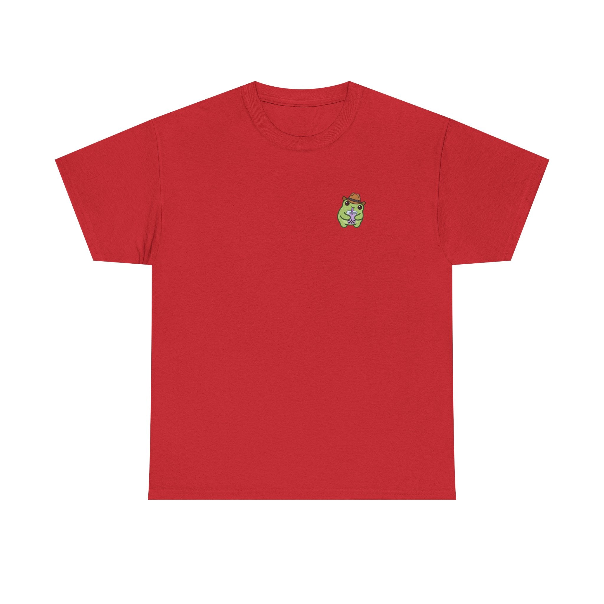 T-Shirt — Cute Boba Drinking Frog