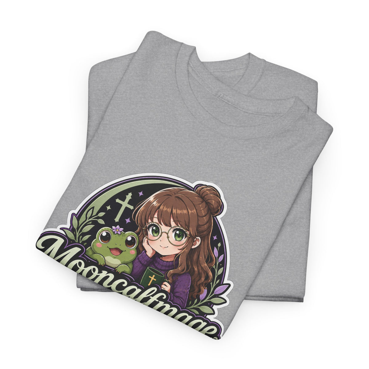 MOONCALFMAGE Logo Tee - Gamer/Streamer T-Shirt Blue GBSG (Gather)