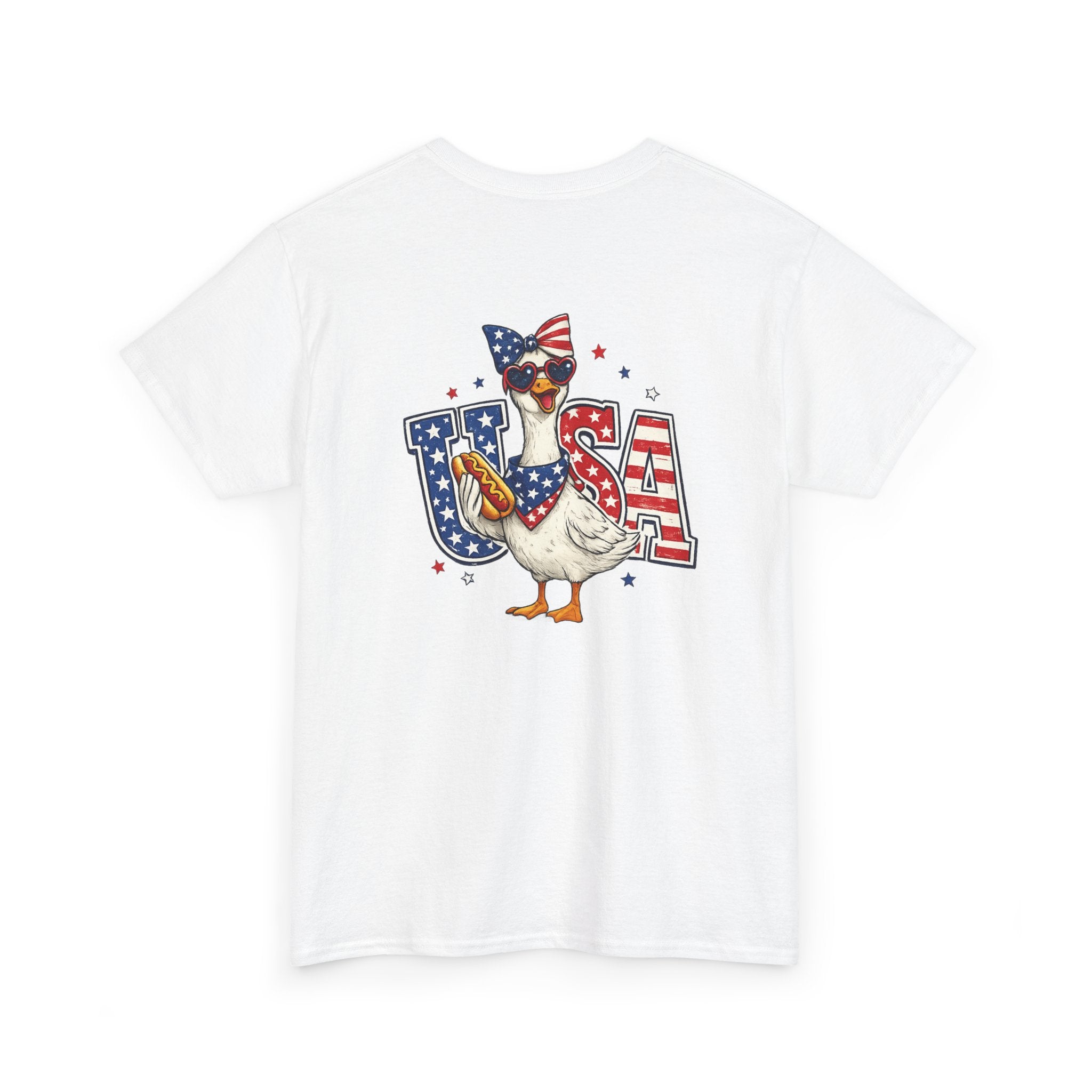 USA sunflower Patriotic T‑Shirt — American Flag Graphic Tee for 4th of July