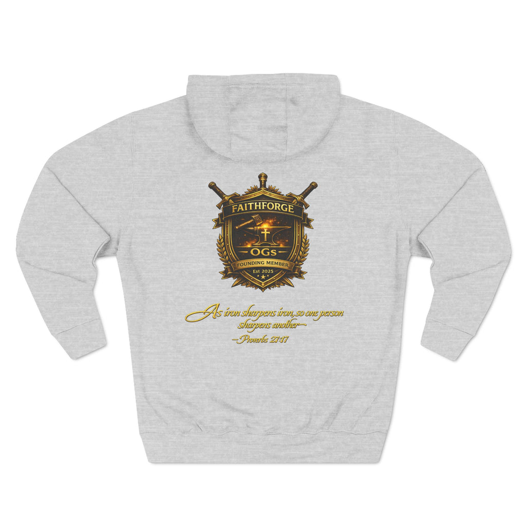 Copy of Faithforge Gaming Hoodie — Faith Quote OG Logo Fleece Hoodie