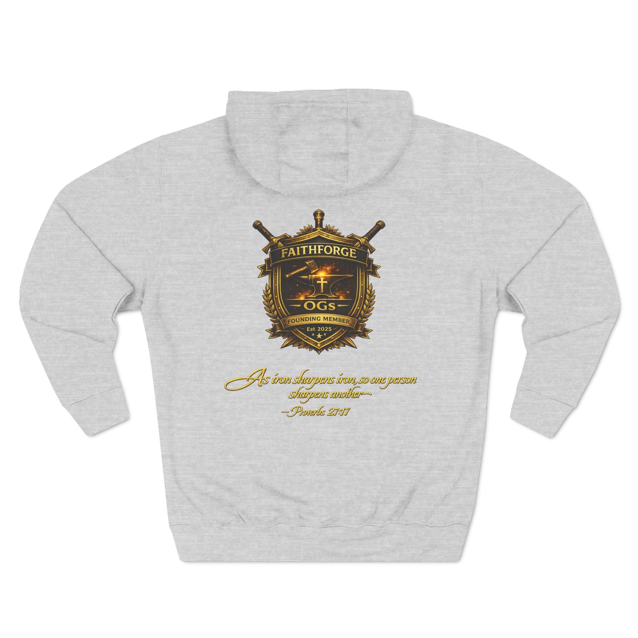 Copy of Faithforge Gaming Hoodie — Faith Quote OG Logo Fleece Hoodie