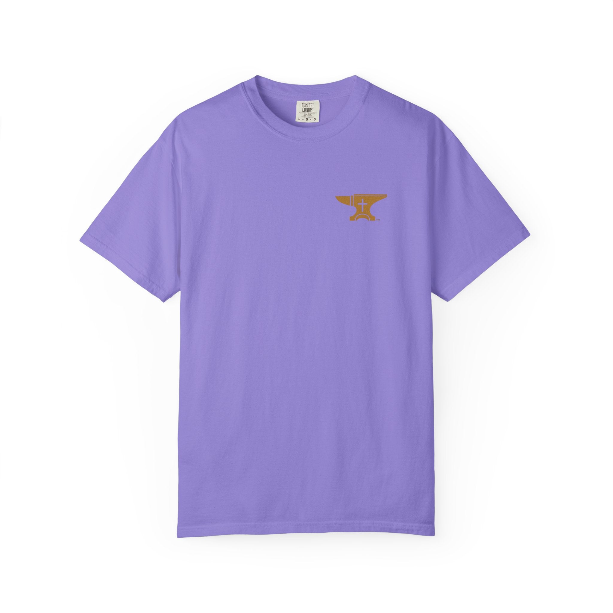FaithForge OG Gaming T-Shirt — Logo Tee with Anvil & Cross (Christian Gamer Apparel)