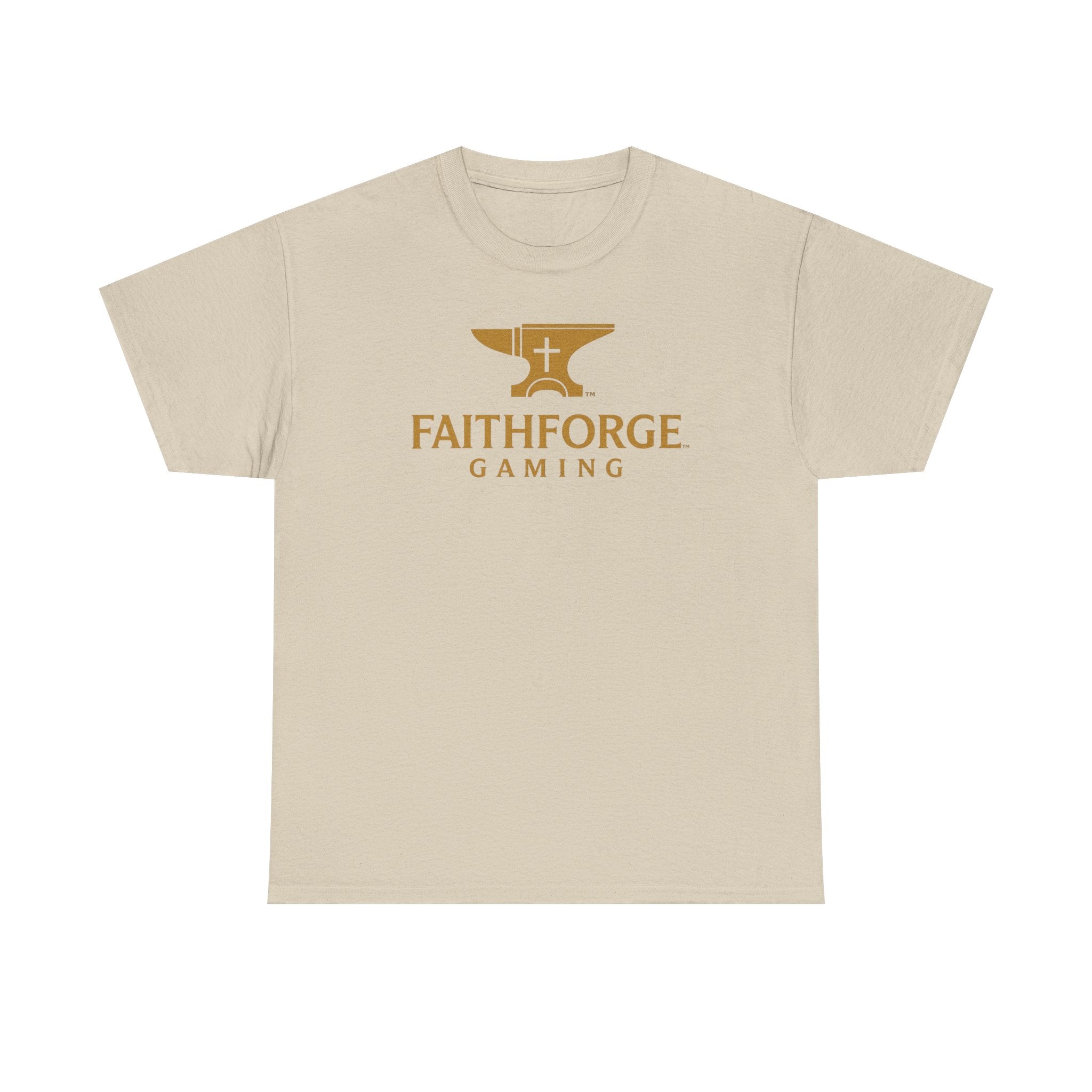 (Canada) FaithForge Gaming T-Shirt — Anvil & Cross Logo Tee for Christian Gamers