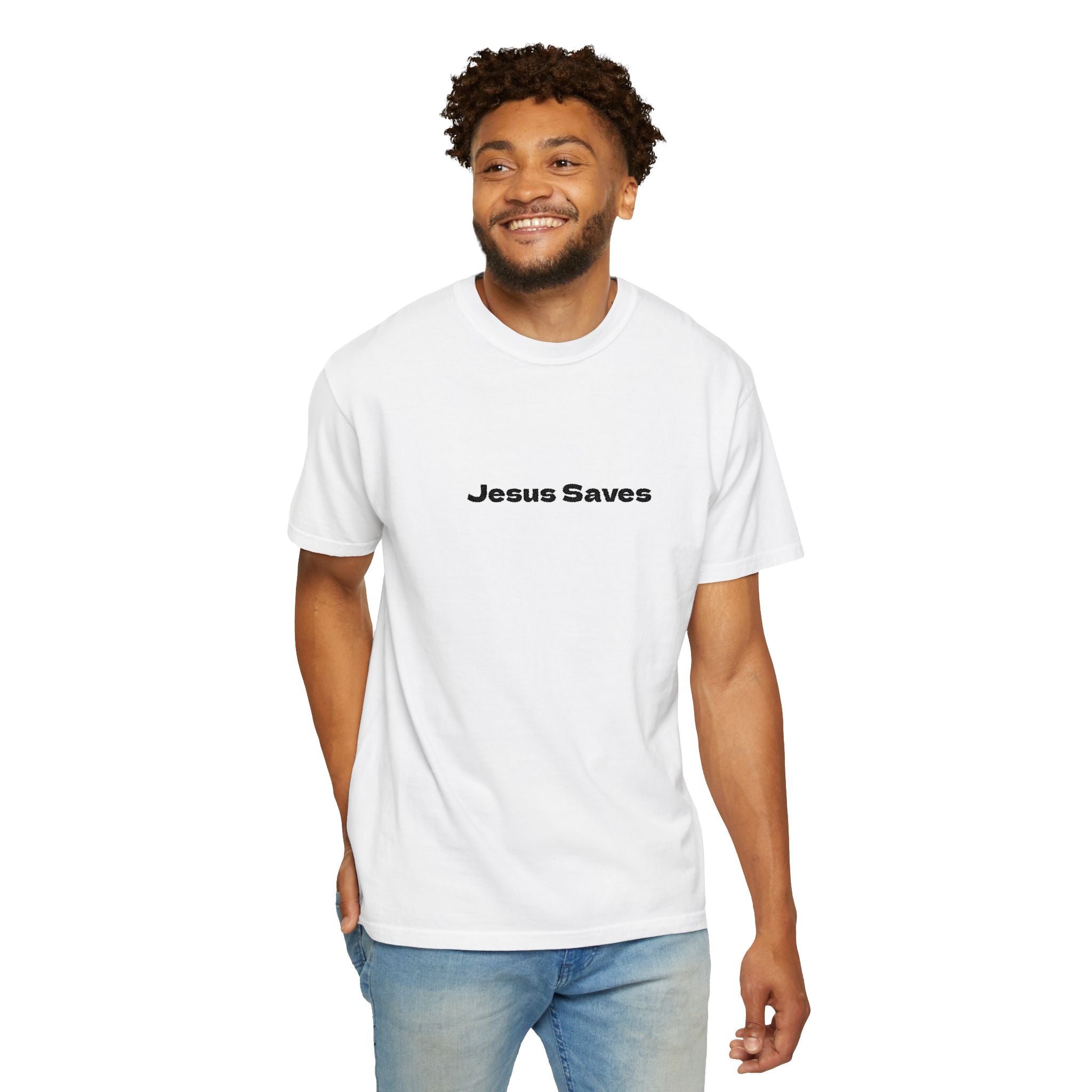 (Embroidered) Jesus Saves T-Shirt