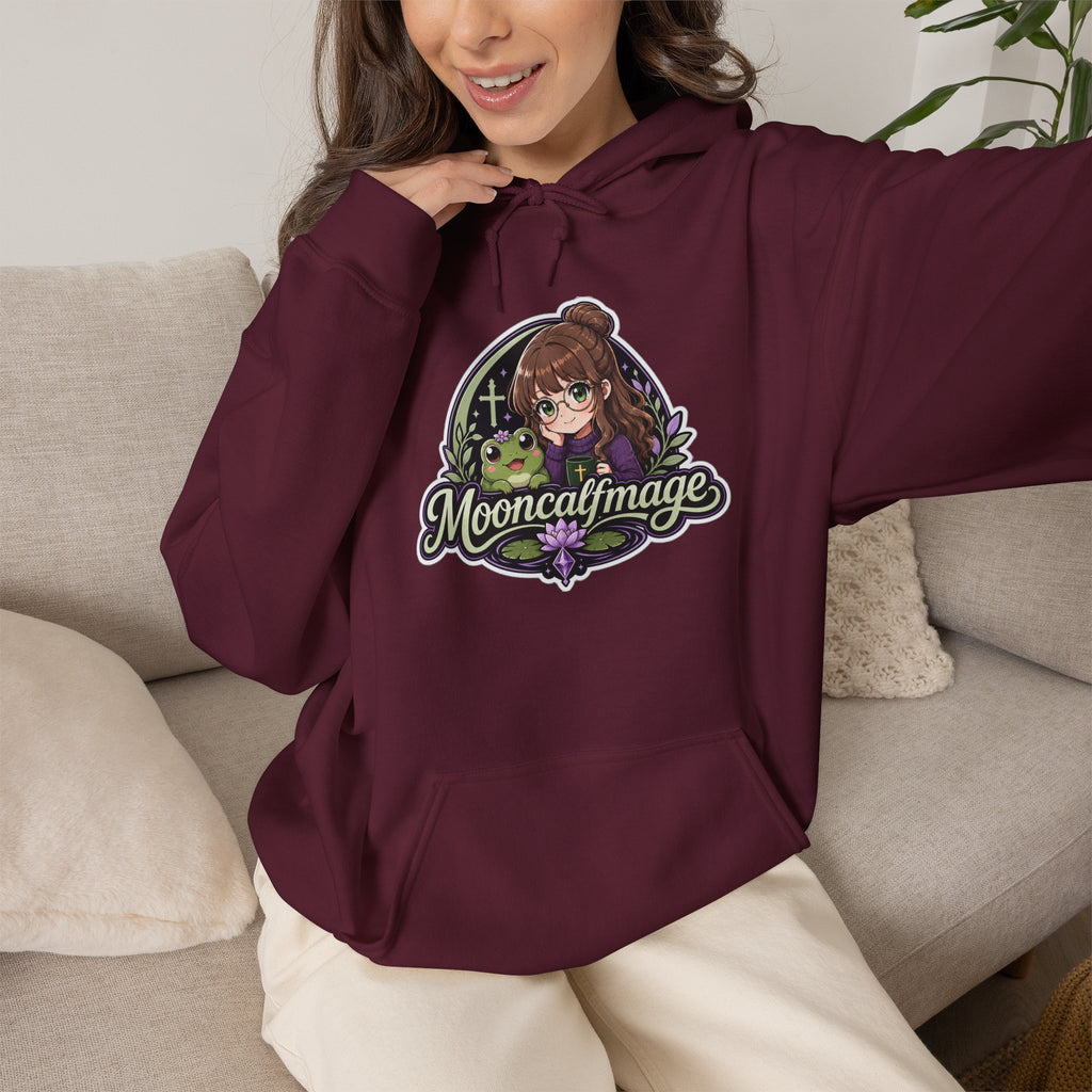 MOONCALFMAGE Hoodie — Streamer Logo Pullover