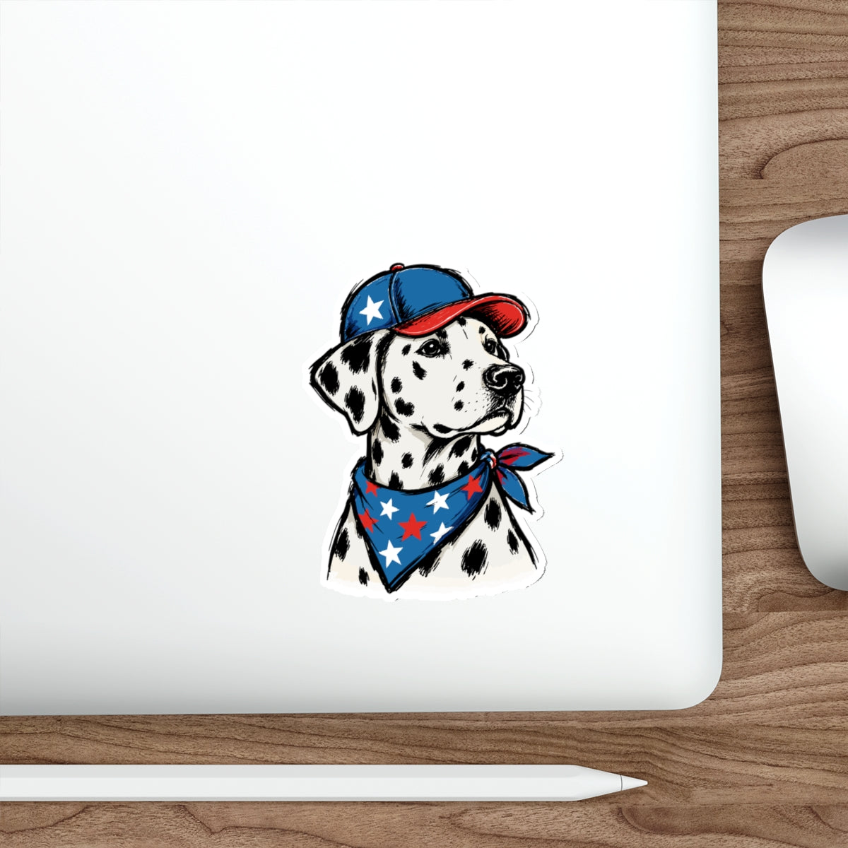 Patriotic Sticker Pack — Dalmatian Fame  4th of July Red White Blue Die-Cut Stickers