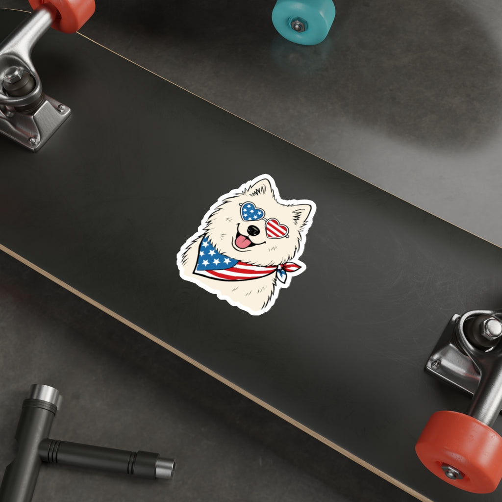 Patriotic Sticker Pack — PomPom power 4th of July Red White Blue Die-Cut Stickers