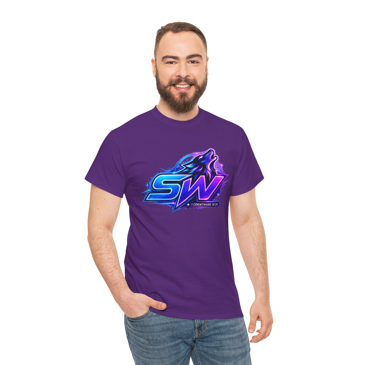 Seawolf_30 Logo Tee - Gamer/Streamer T-Shirt Blue GBSG (Gather)