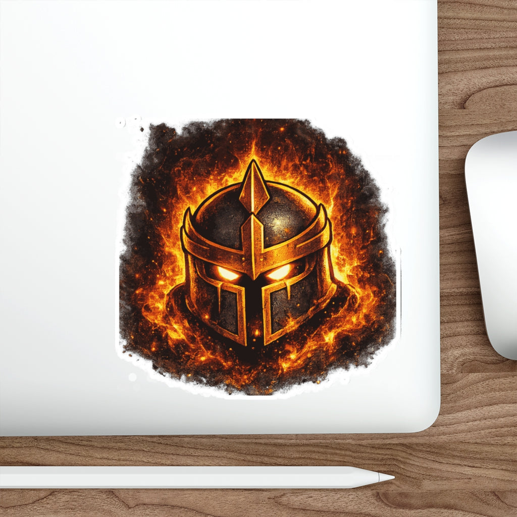 FaithForge Knight Passion Die-Cut Sticker — Water-resistant vinyl
