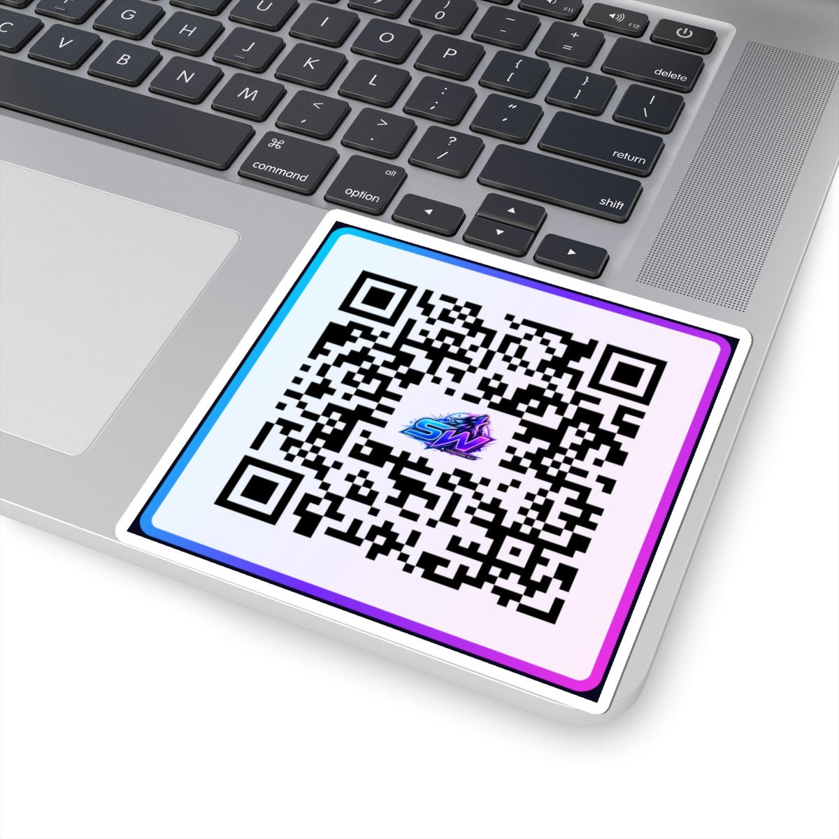 Copy of QR Code Decal Indoor — Seawolf_30 QR Code with Logo