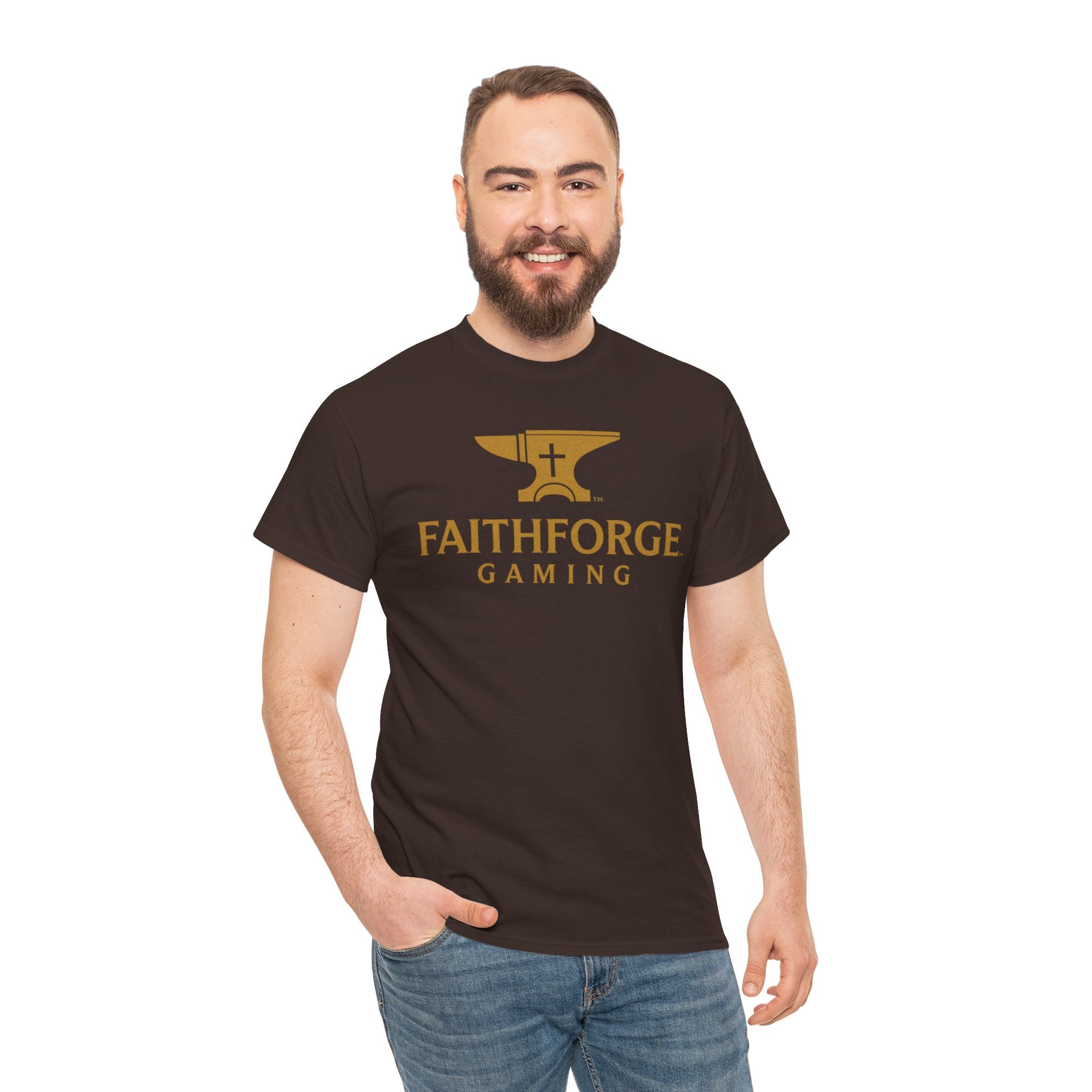 FaithForge Gaming T-Shirt — Christian Gamer Logo Tee