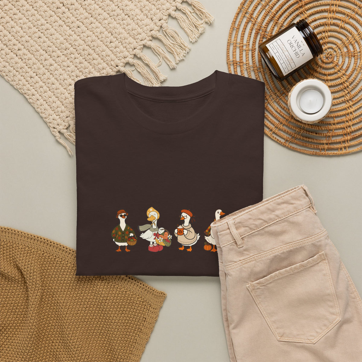 Thanksgiving Goose Crew T‑Shirt