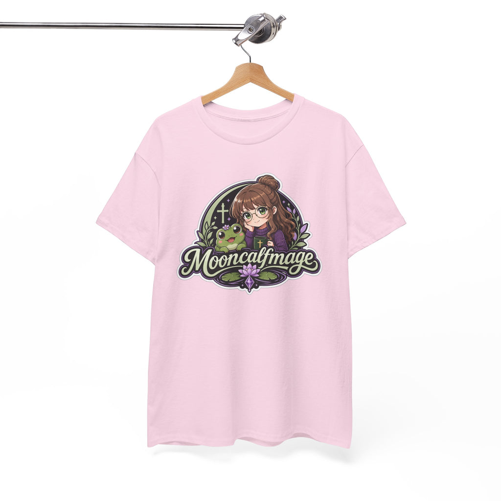 MOONCALFMAGE Logo Tee - Gamer/Streamer T-Shirt Blue GBSG (Gather)