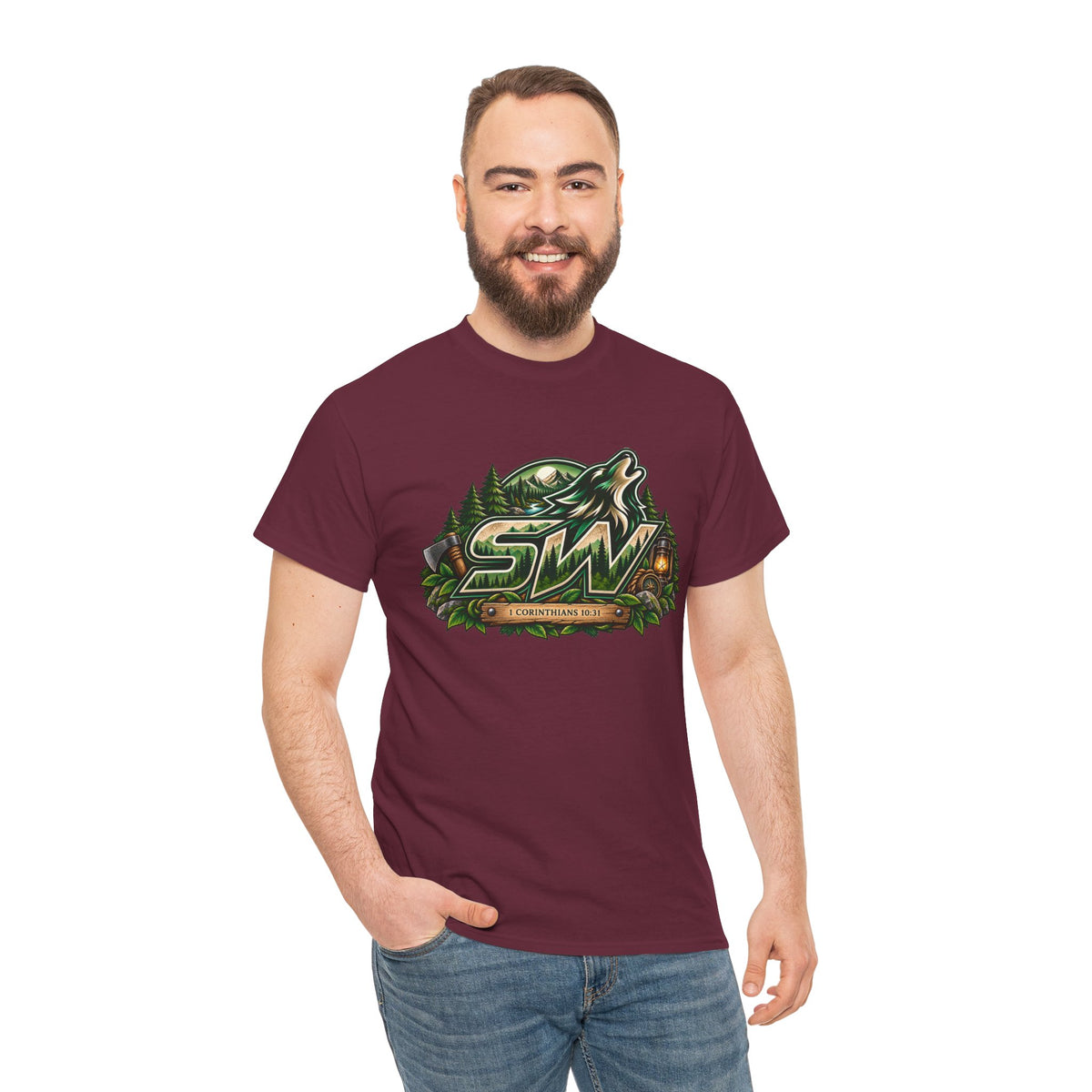 Seawolf_30 Logo Tee - Gamer/Streamer T-Shirt Green GBSG (Gather)
