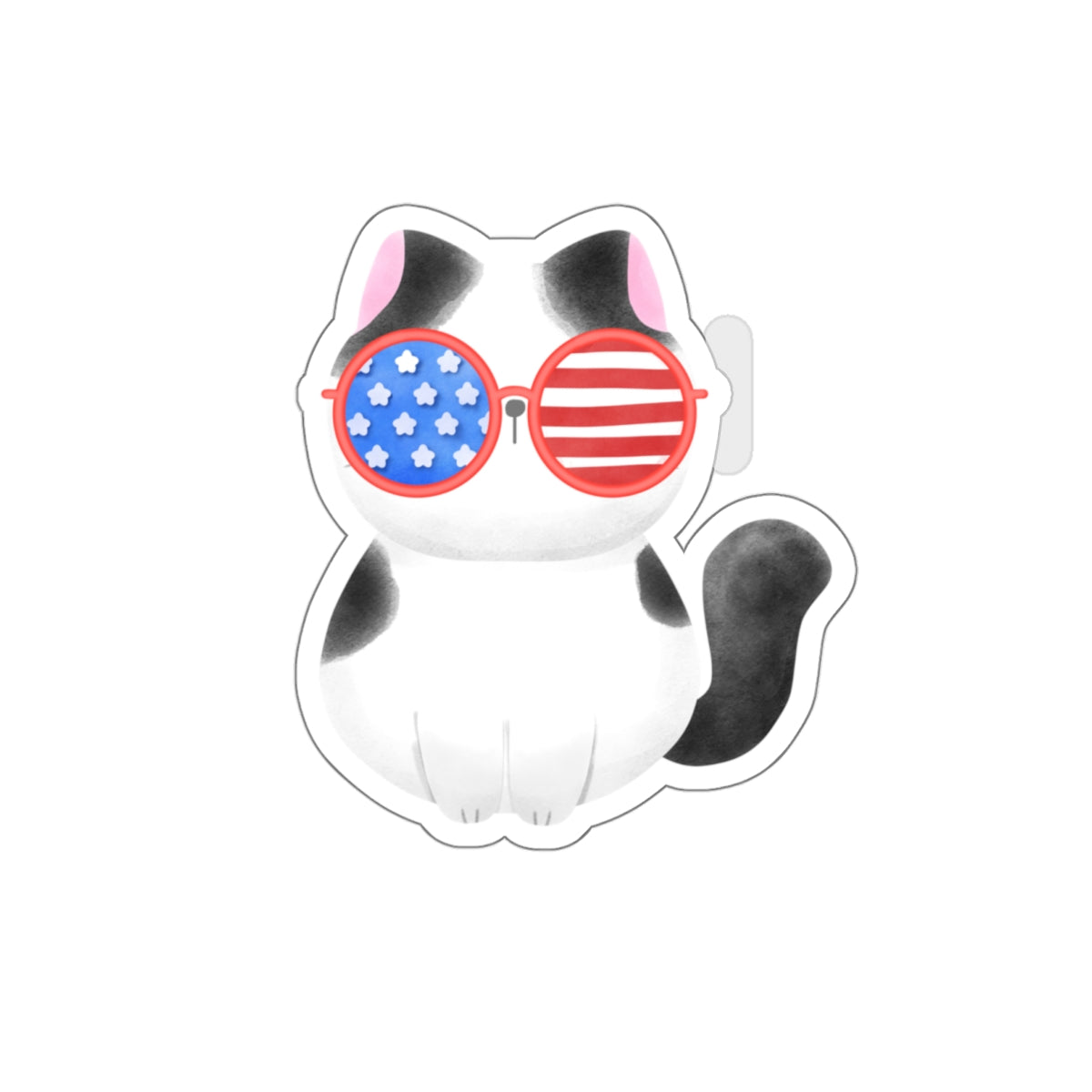 Copy of Patriotic Sticker Pack — Sir Fluffs 4th of July Red White Blue Die-Cut Stickers