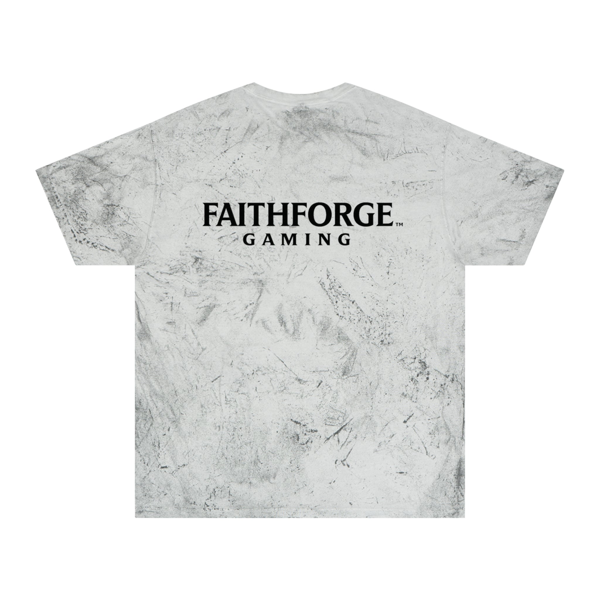 FaithForge Gaming Tie-Dye T-Shirt — Distressed Logo Tee