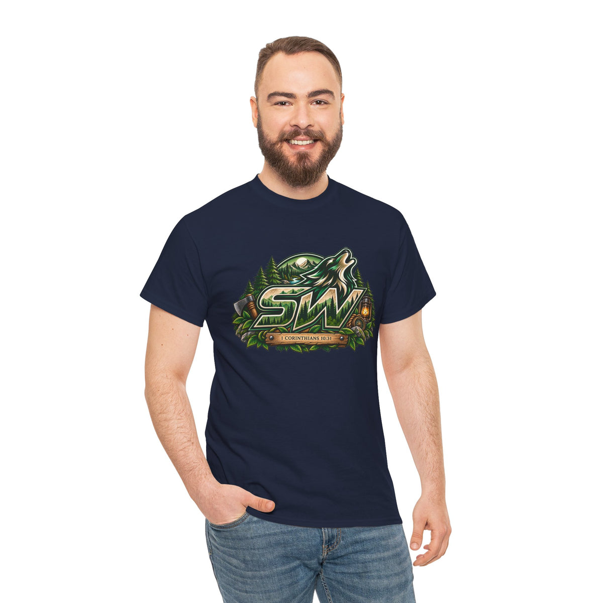 Seawolf_30 Logo Tee - Gamer/Streamer T-Shirt Green GBSG (Gather)