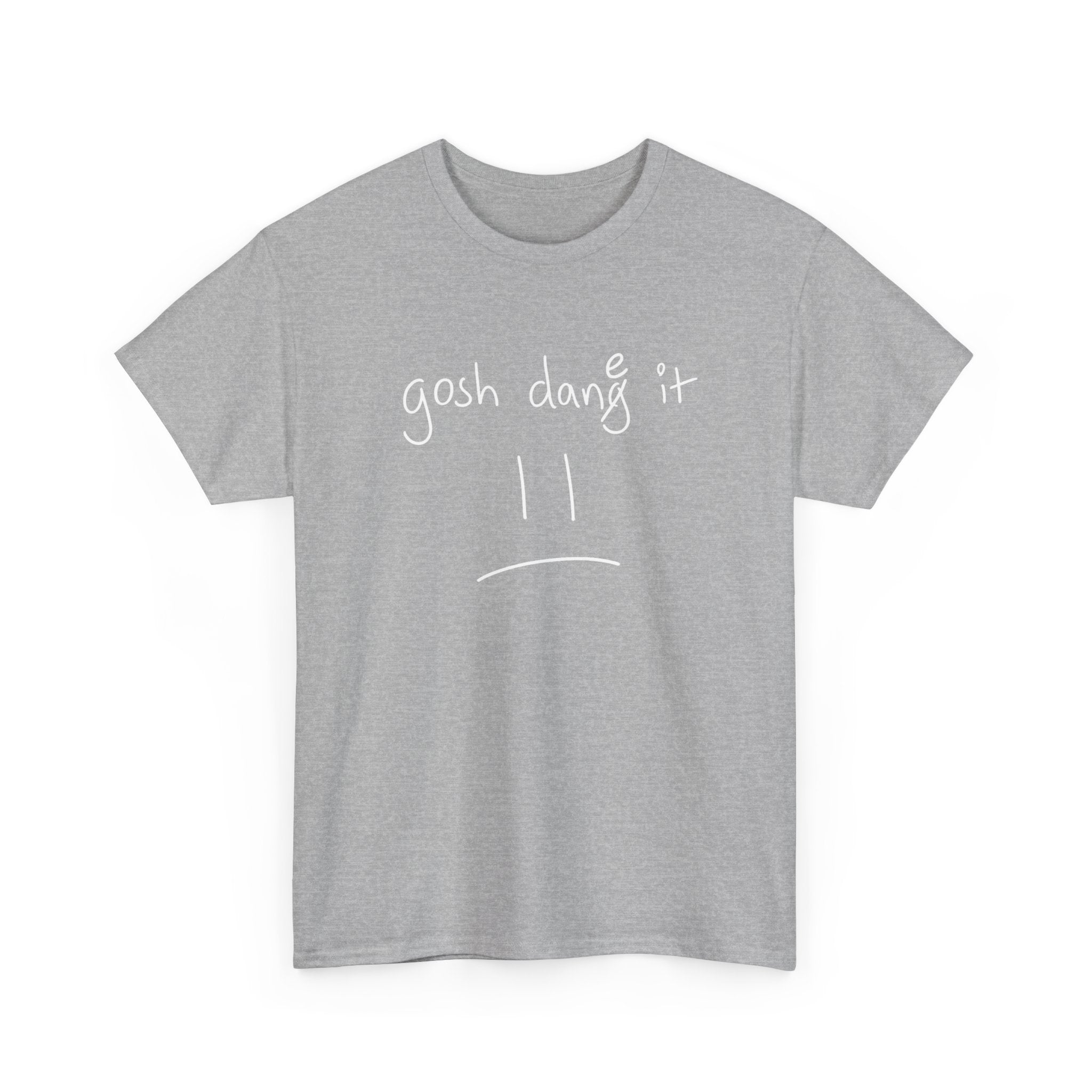 DoctorJSWAYS gosh dane it T-Shirt — Minimal Logo Black Tee with Bold Back Text