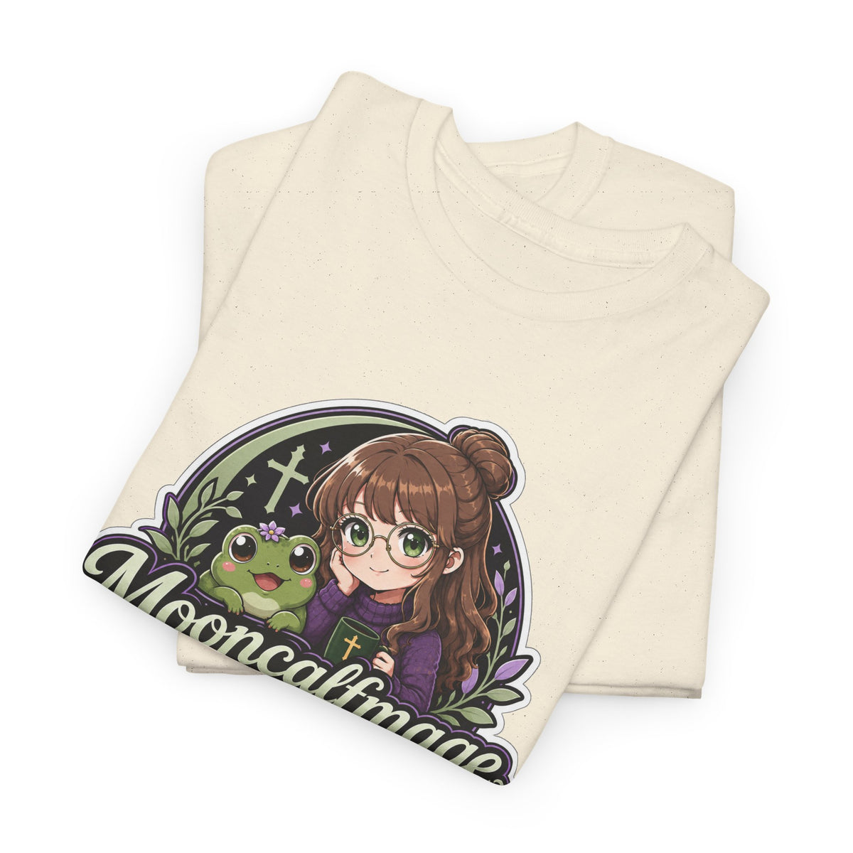 MOONCALFMAGE Logo Tee - Gamer/Streamer T-Shirt Blue GBSG (Gather)
