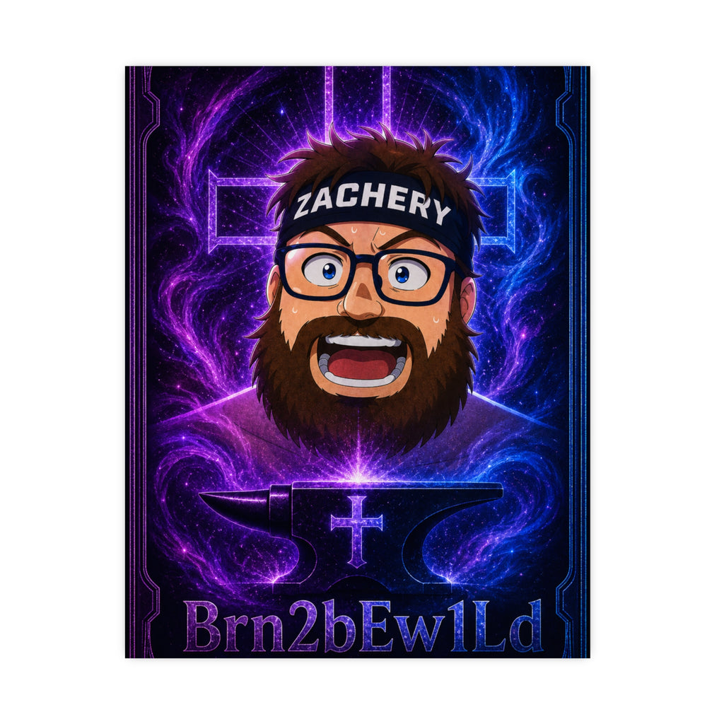 Brn2bEw1Ld Poster - FaithForgeGaming