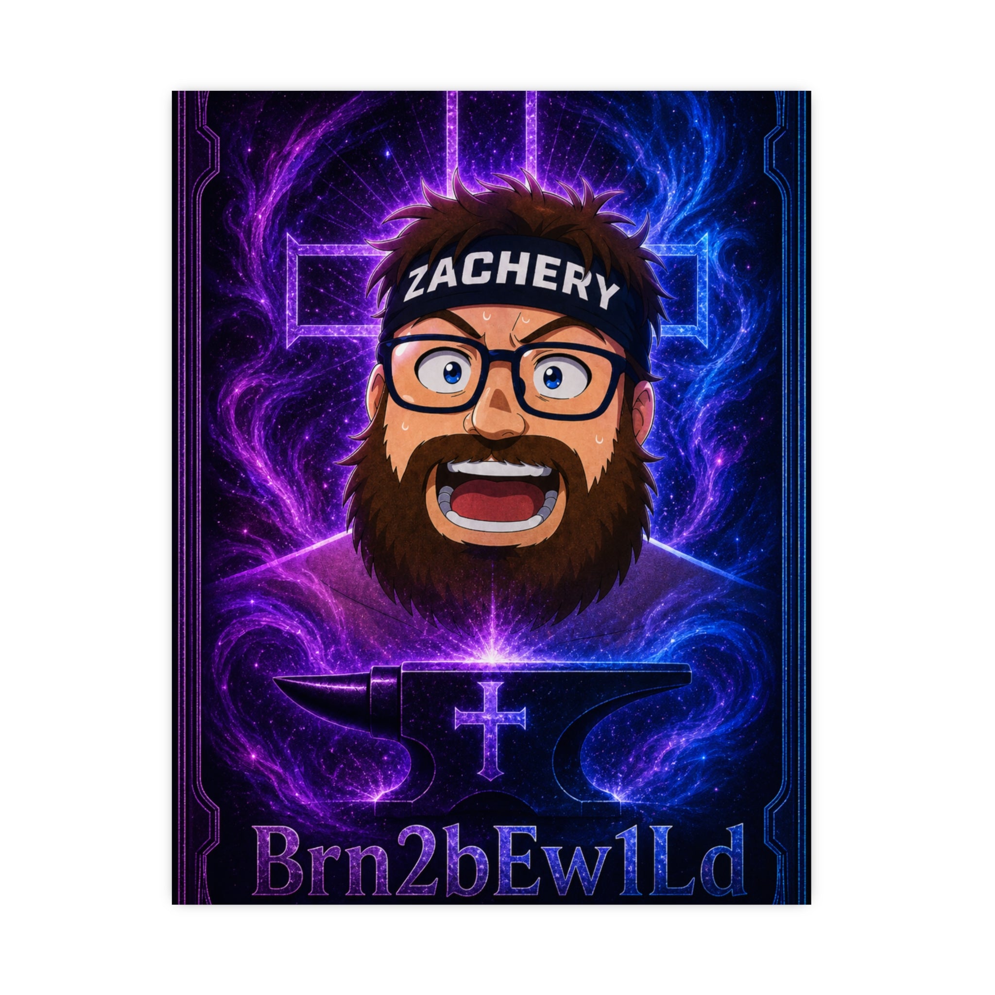 Brn2bEw1Ld Poster - FaithForgeGaming