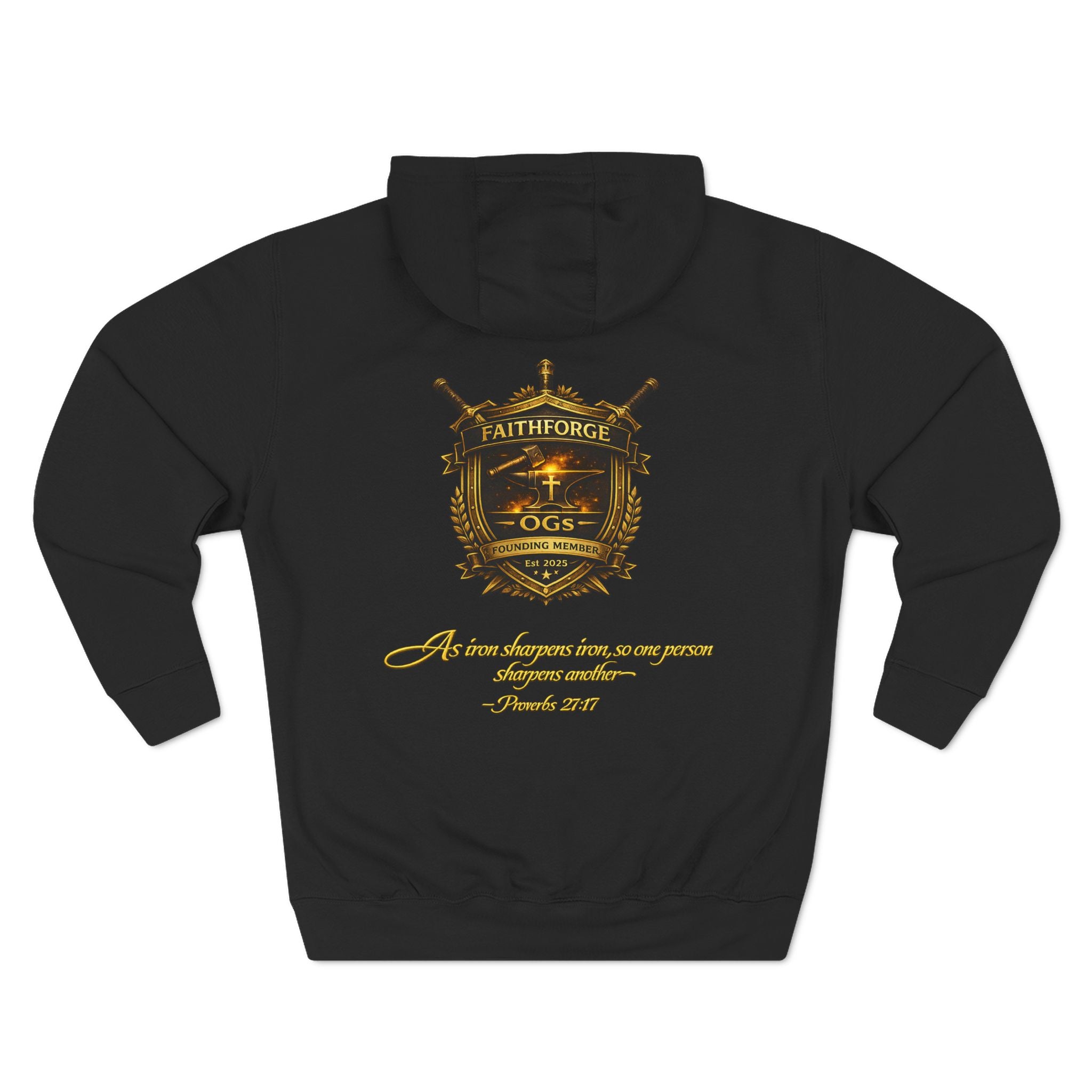 Copy of Faithforge Gaming Hoodie — Faith Quote OG Logo Fleece Hoodie