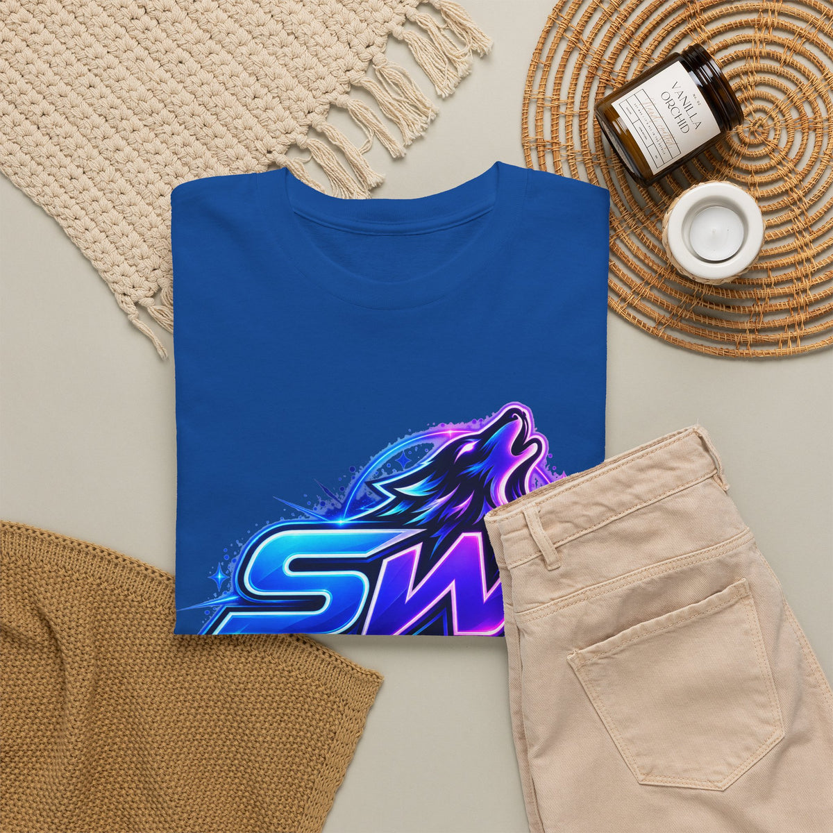 Seawolf_30 Logo Tee - Gamer/Streamer T-Shirt Blue GBSG (Gather)