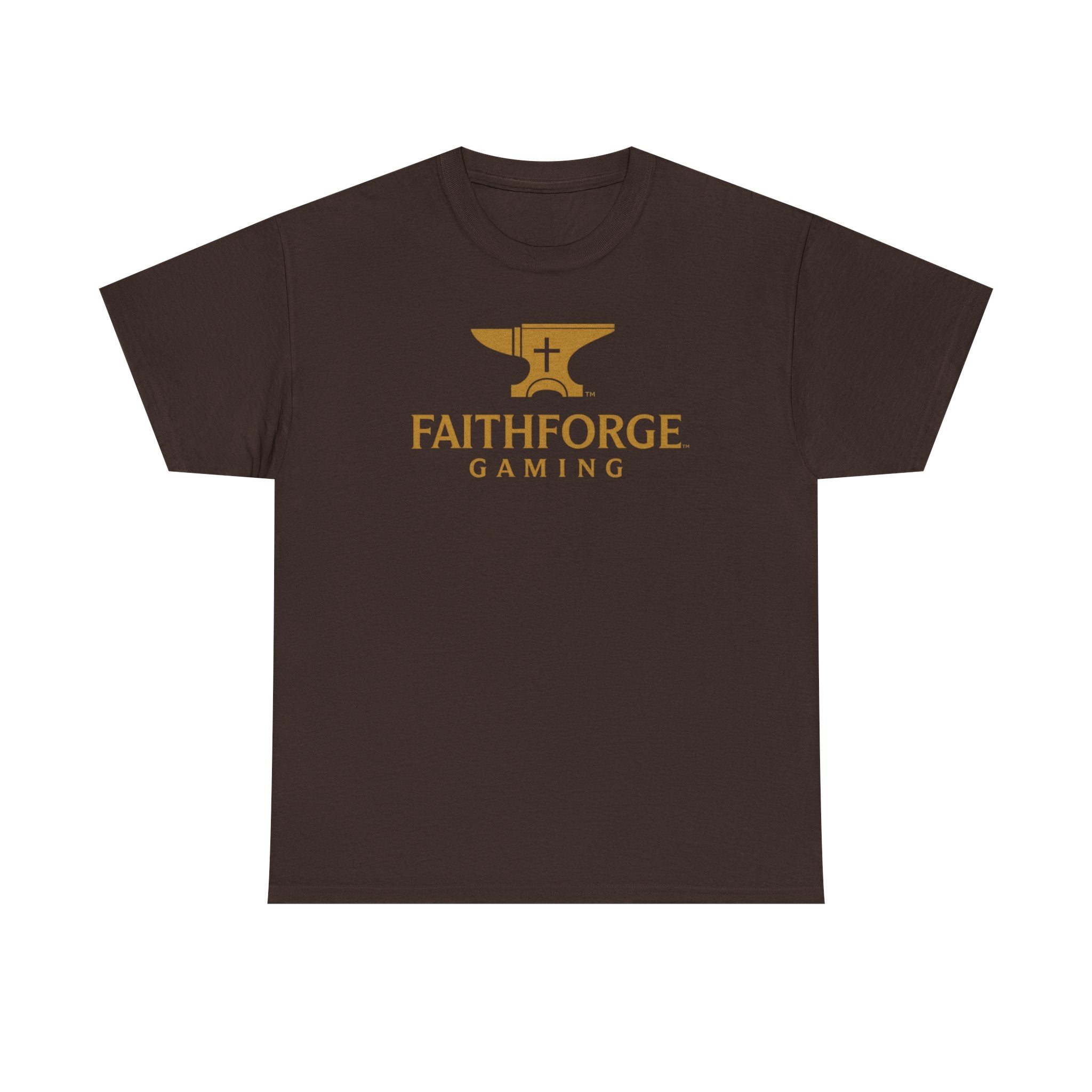 (Canada) FaithForge Gaming T-Shirt — Anvil & Cross Logo Tee for Christian Gamers