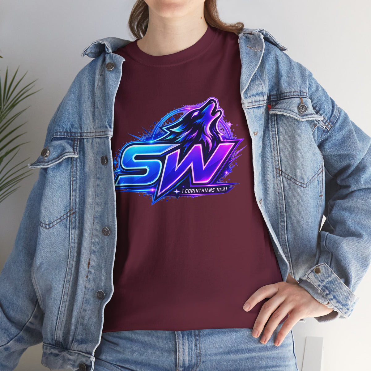 Seawolf_30 Logo Tee - Gamer/Streamer T-Shirt Blue GBSG (Gather)
