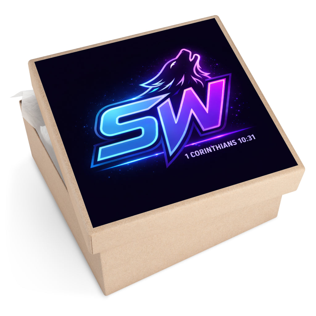 Seawolf_30 Vinyl Sticker Indoor/Outdoor — SW 1 Corinthians 10:31 Square Sticker