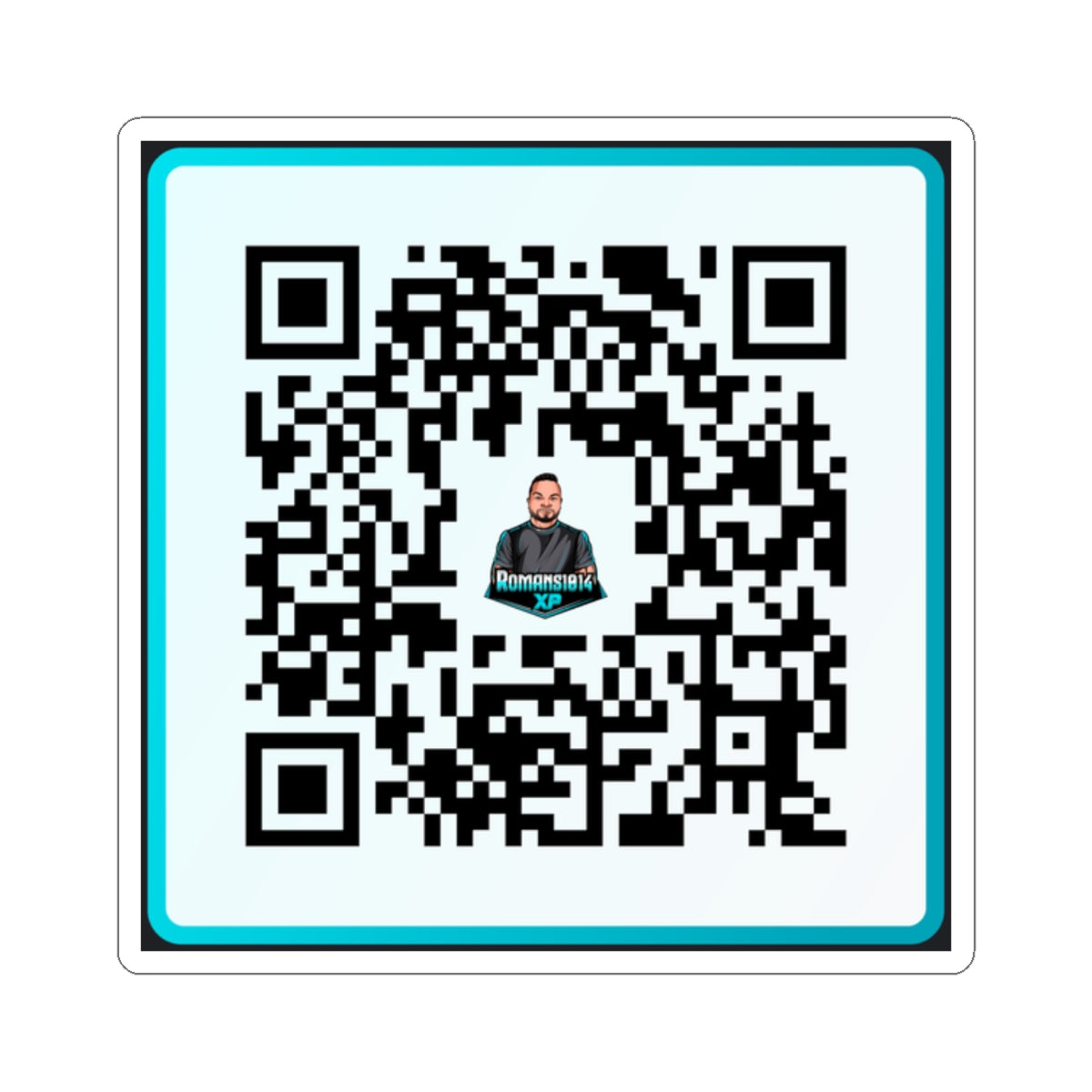 QR Code Decal — Romans1014XP QR Code with Logo