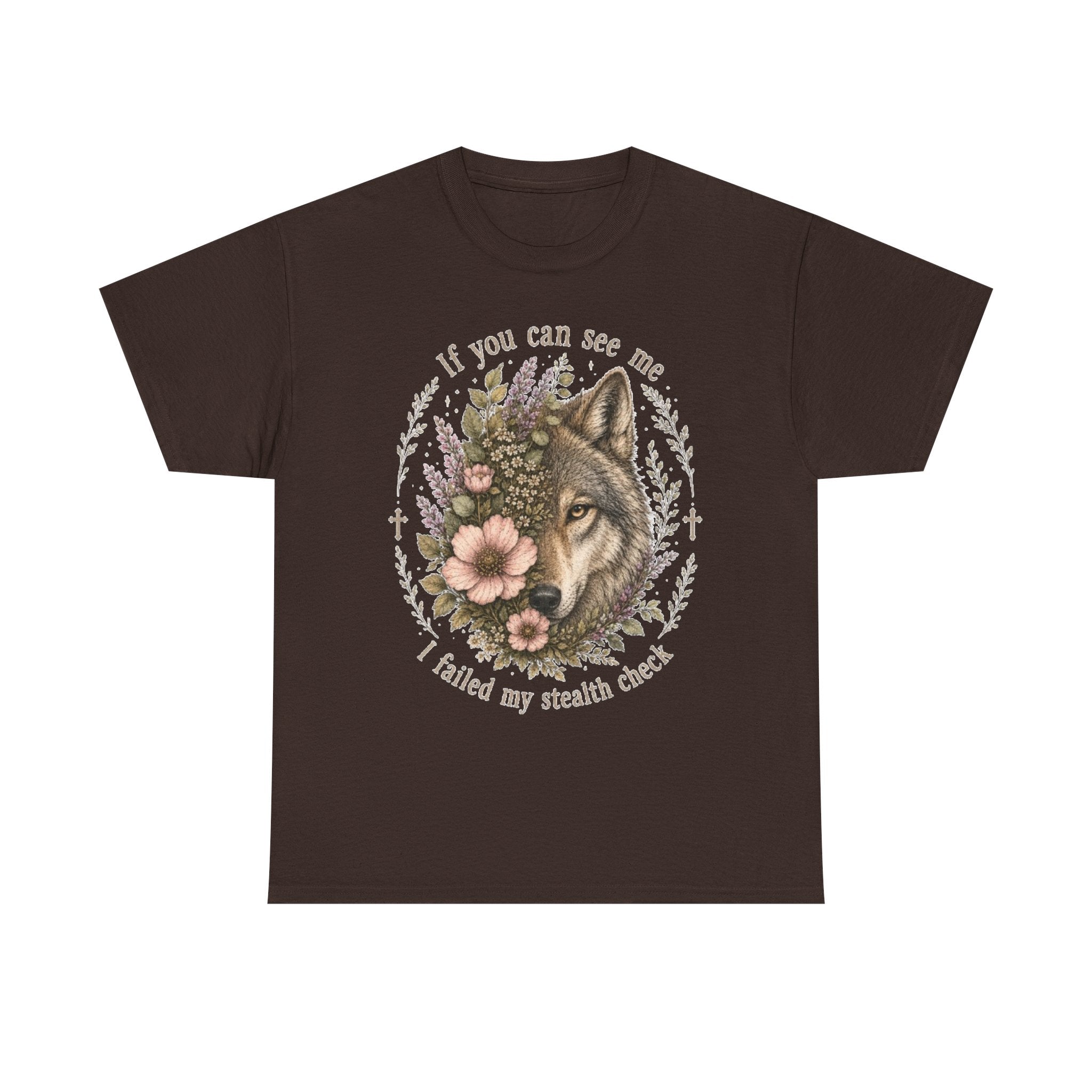 seawolf Floral Tee — "If you can see me I failed my stealth check" Graphic T-Shirt