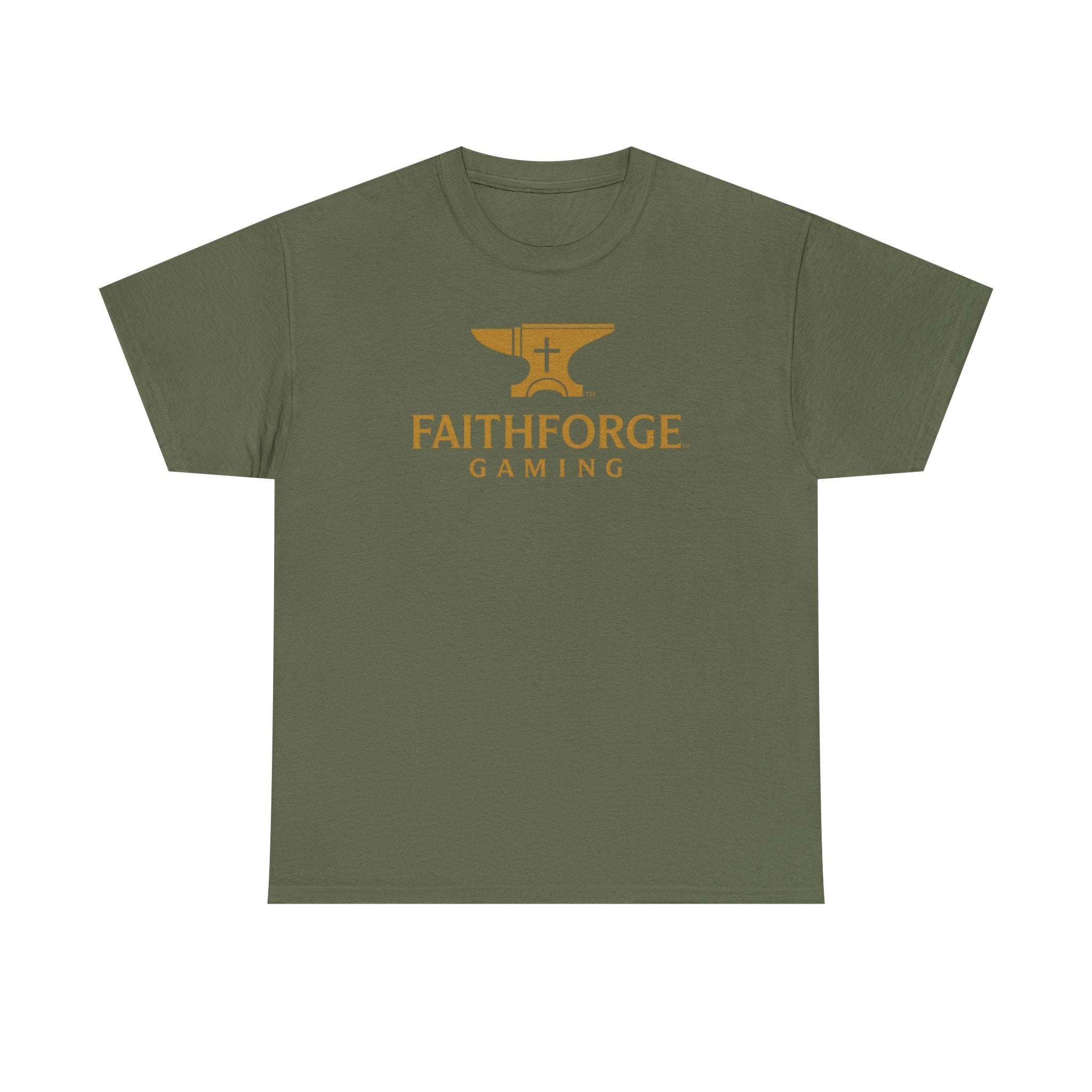 (Canada) FaithForge Gaming T-Shirt — Anvil & Cross Logo Tee for Christian Gamers