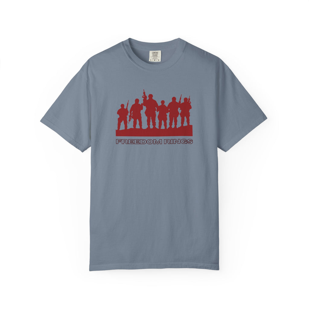 T-Shirt — 'American Heroes' Silhouette Design (Veteran & Military Tribute)