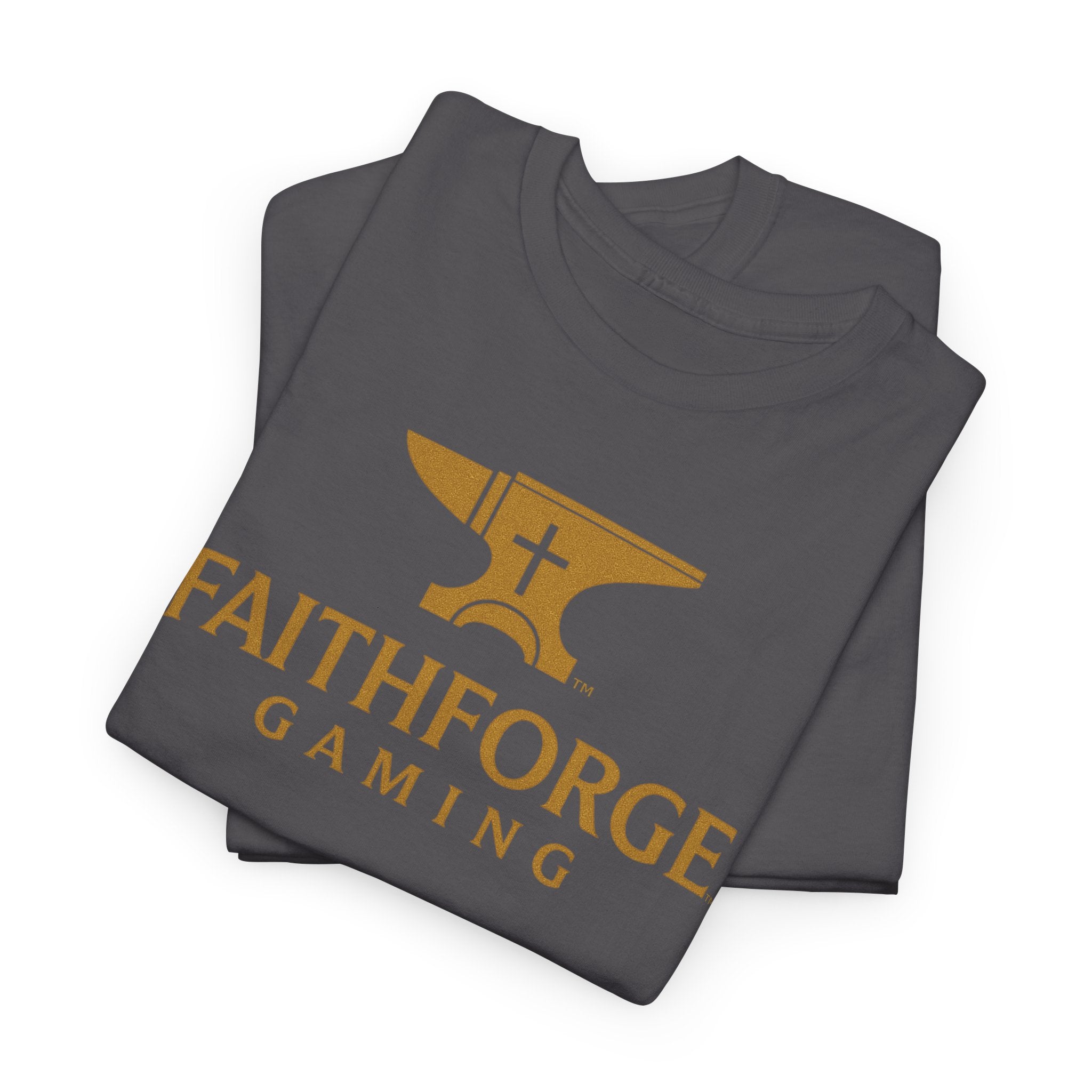 (Canada) FaithForge Gaming T-Shirt — Anvil & Cross Logo Tee for Christian Gamers