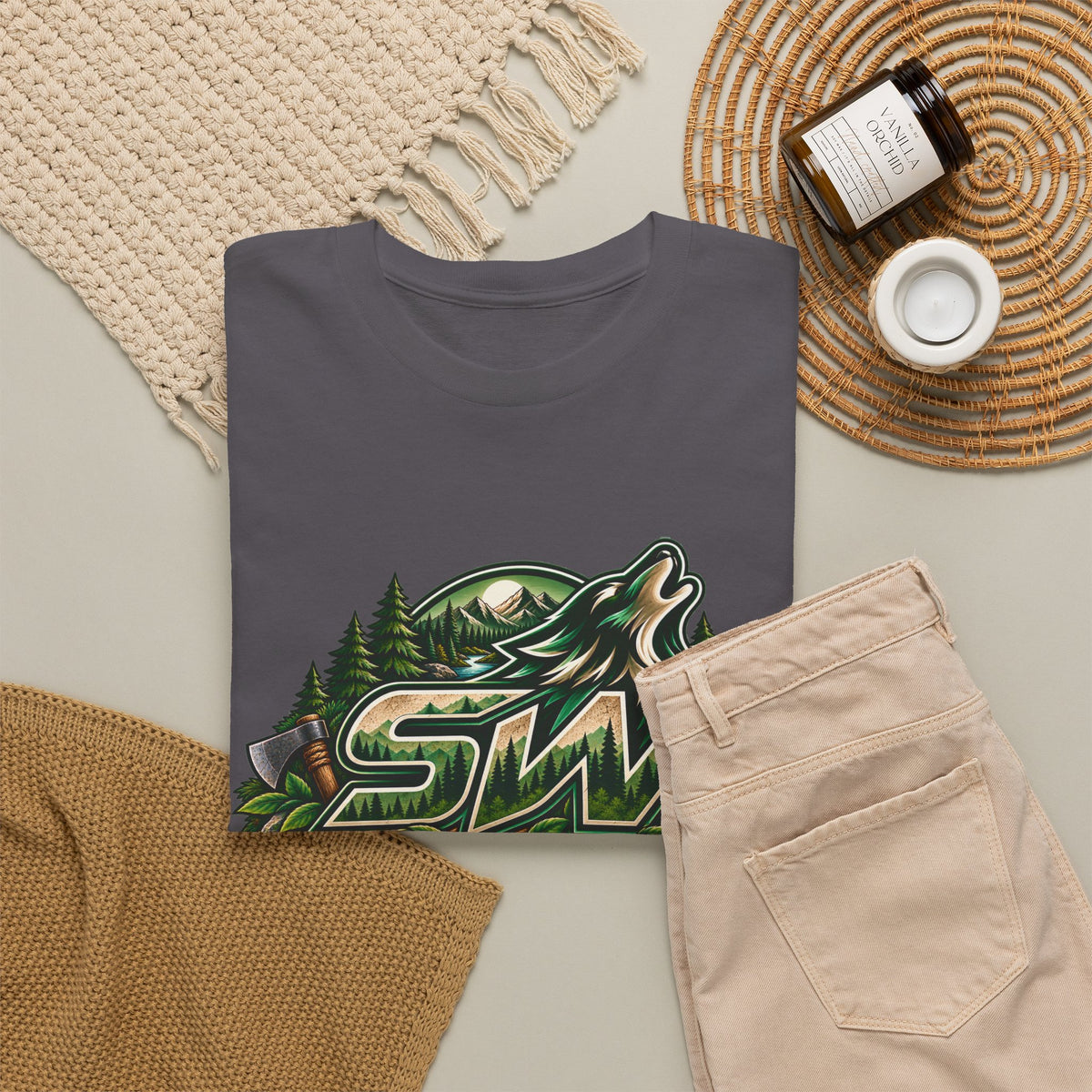 Seawolf_30 Logo Tee - Gamer/Streamer T-Shirt Green GBSG (Gather)