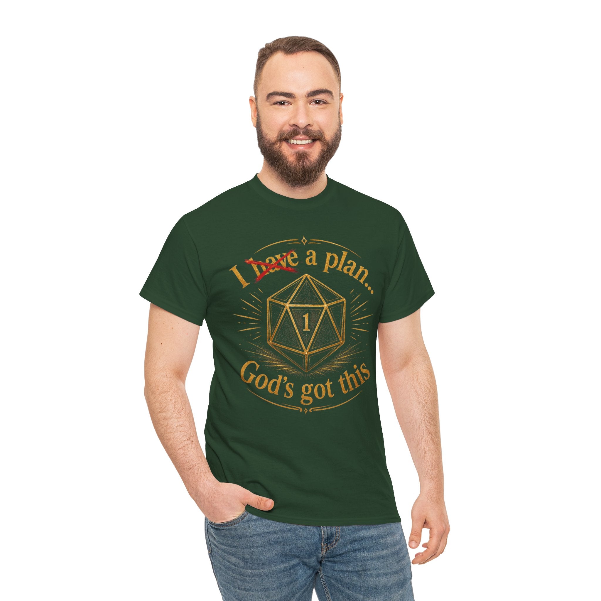 I XhaveX a plan... God's Got This D20 T‑Shirt