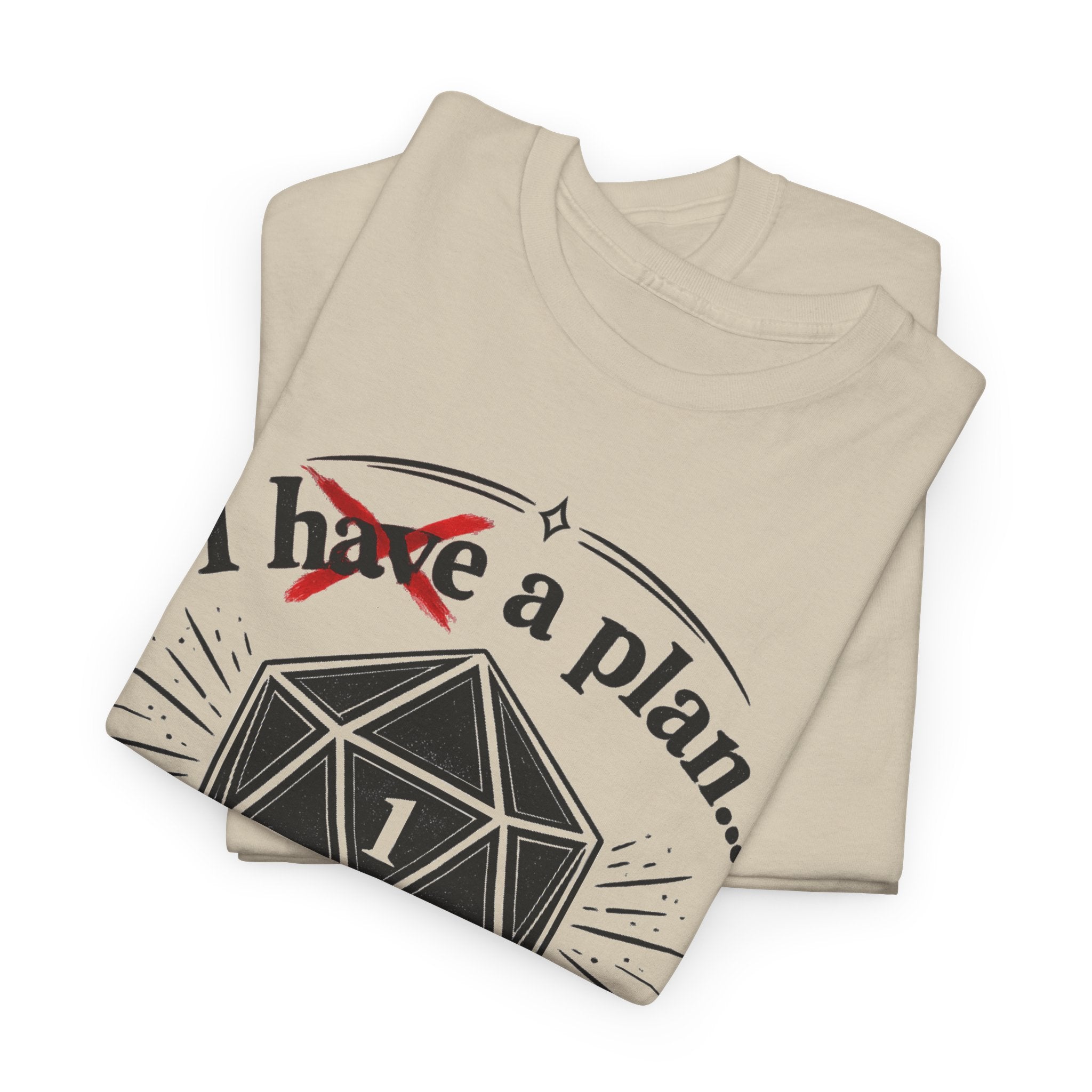 I XhaveX a plan... God’s Got This T-Shirt Dark — D20 Dice Faith Gamer Tee