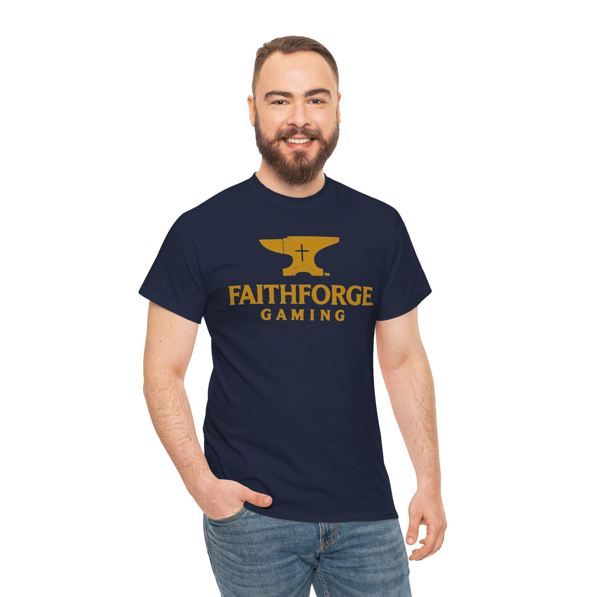 FaithForge Gaming T-Shirt — Christian Gamer Logo Tee